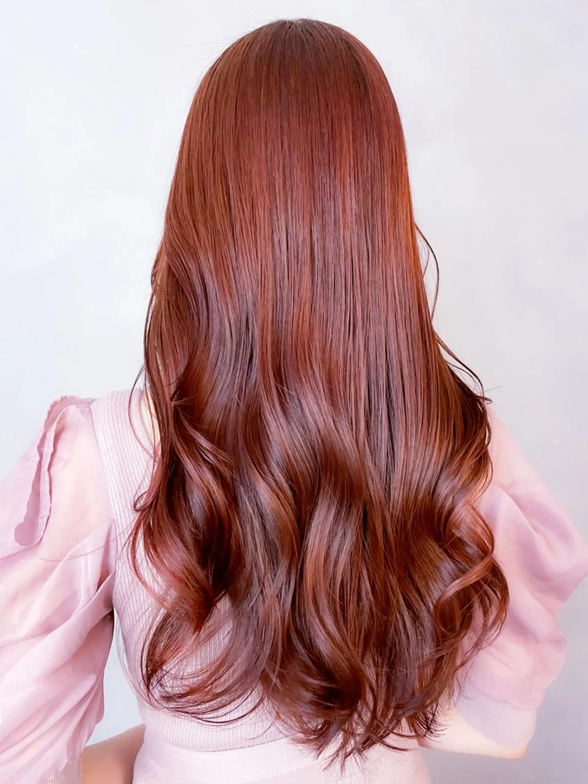 セミロング ヘアアレンジ パーマ カラー ブリーチ カシス ブリーチなしカラー ピンクカラー カット ヘアカラー トリートメント ITbyALBUM 松戸のヘアスタイル