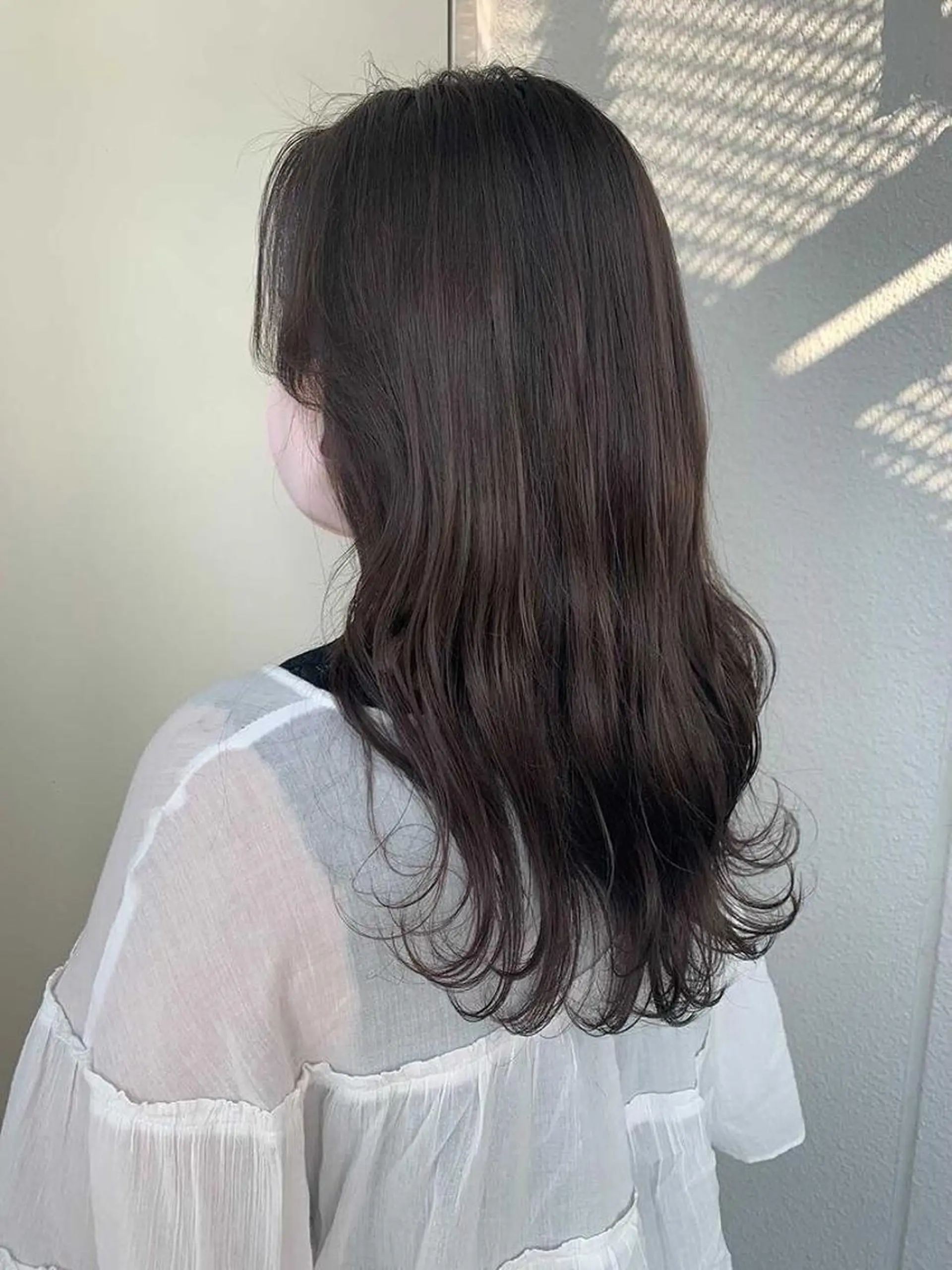 ロング カラー ヘアカラー トリートメント 韓国🇰🇷レイヤー おくれ毛/顔まわりのヘアスタイル