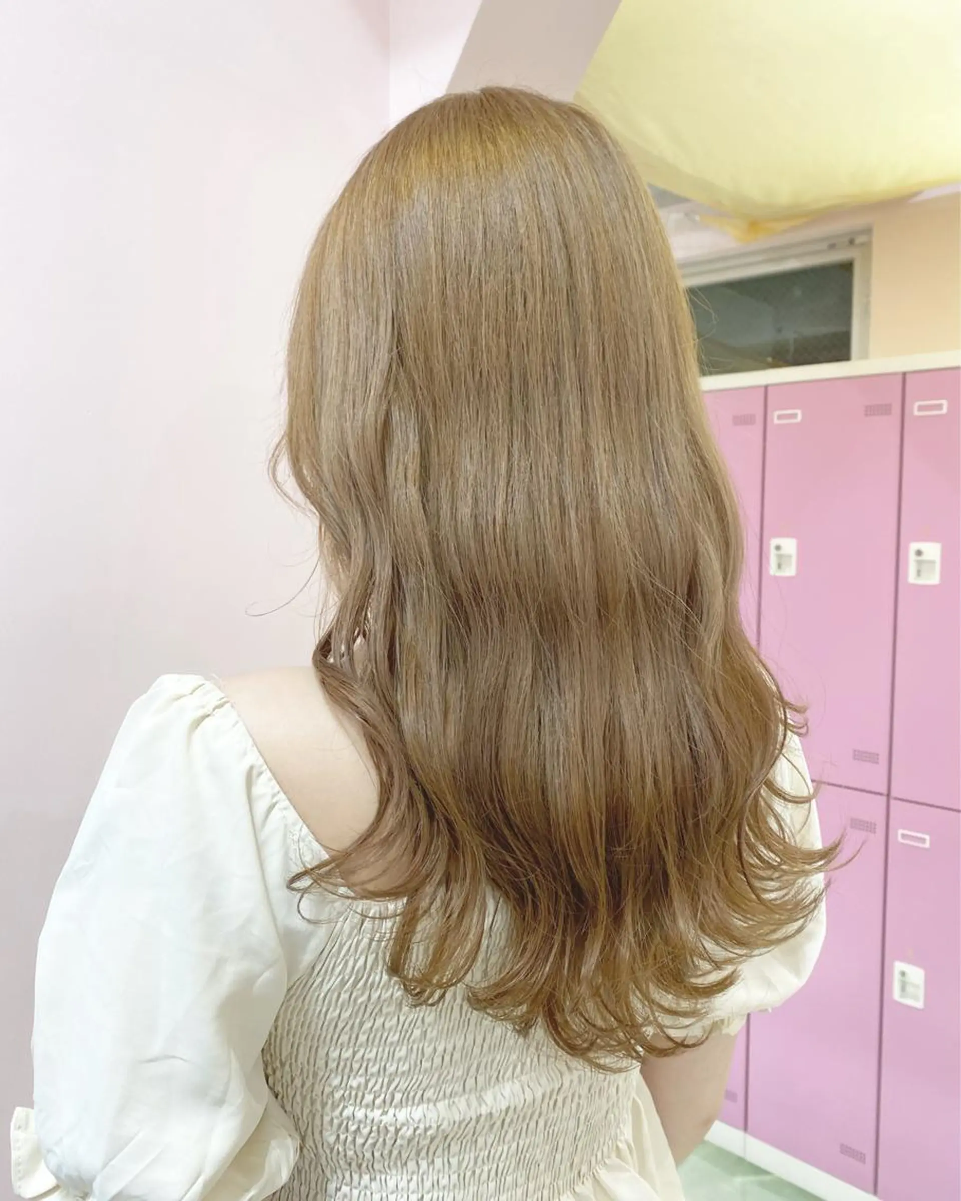セミロング カラー ヘアアレンジ ヘアカラー SALOWIN横浜所属・𓍯韓国style/ 髪質改善𓍯中村和希のヘアスタイル