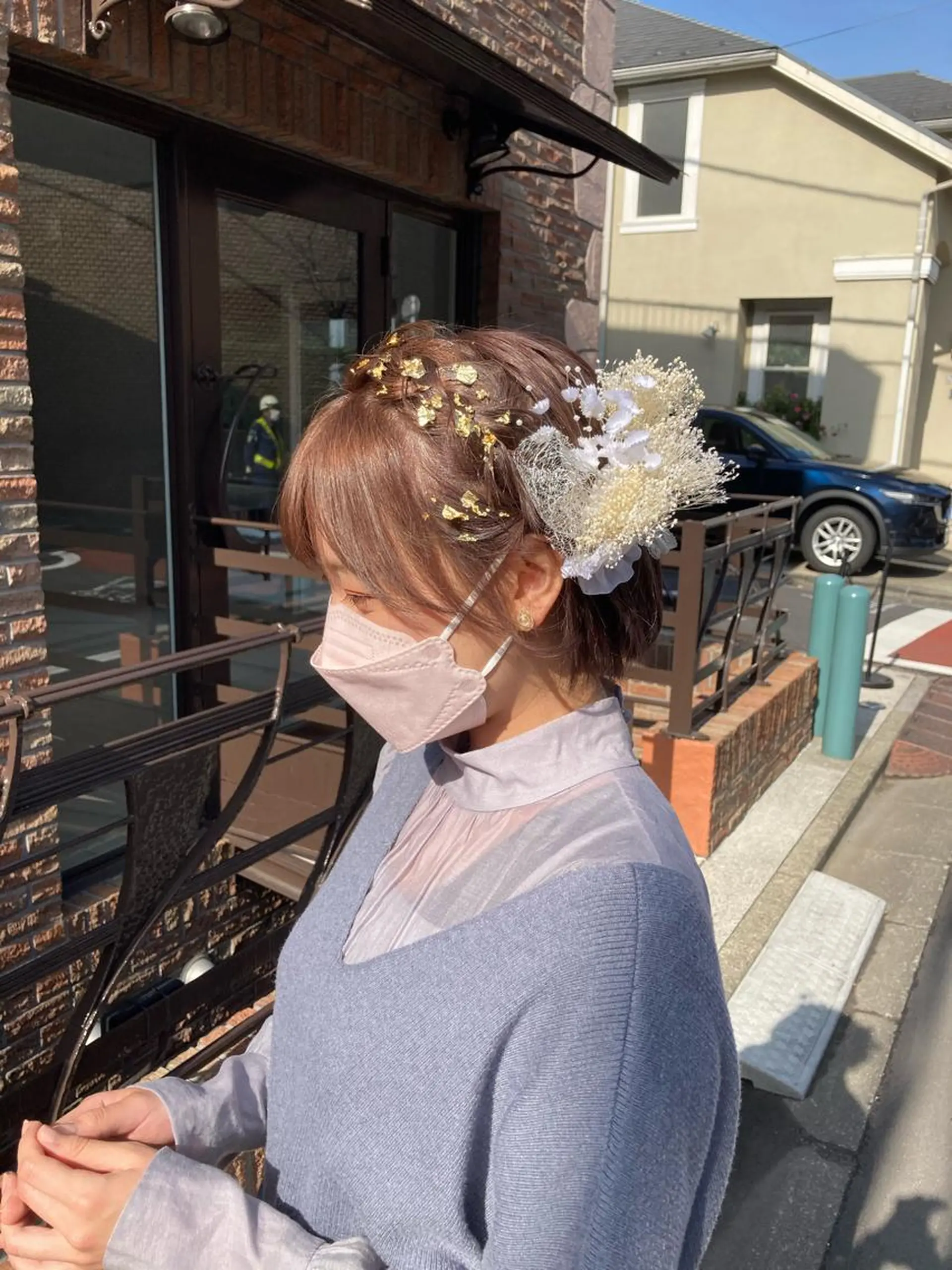 ショート 卒業式のヘアスタイル 学生 当日予約大歓迎💕/ Chisatoのヘアスタイル