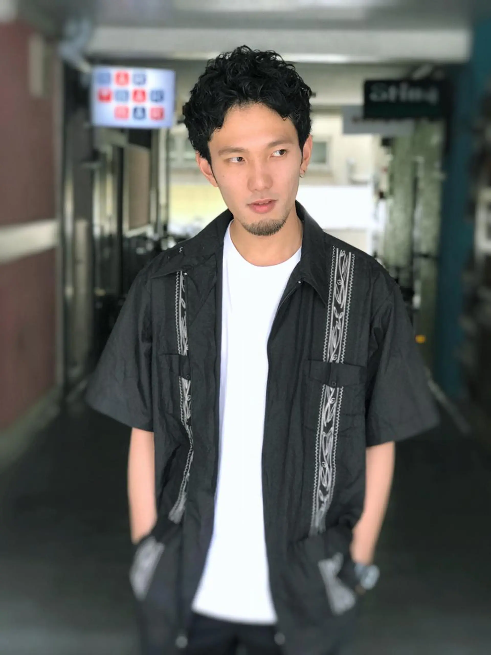 ショート パーマ メンズ メンズパーマ カット パーマ ヘッドスパ ROW吉祥寺✨ 髪質改善TR&スパ✨のヘアスタイル