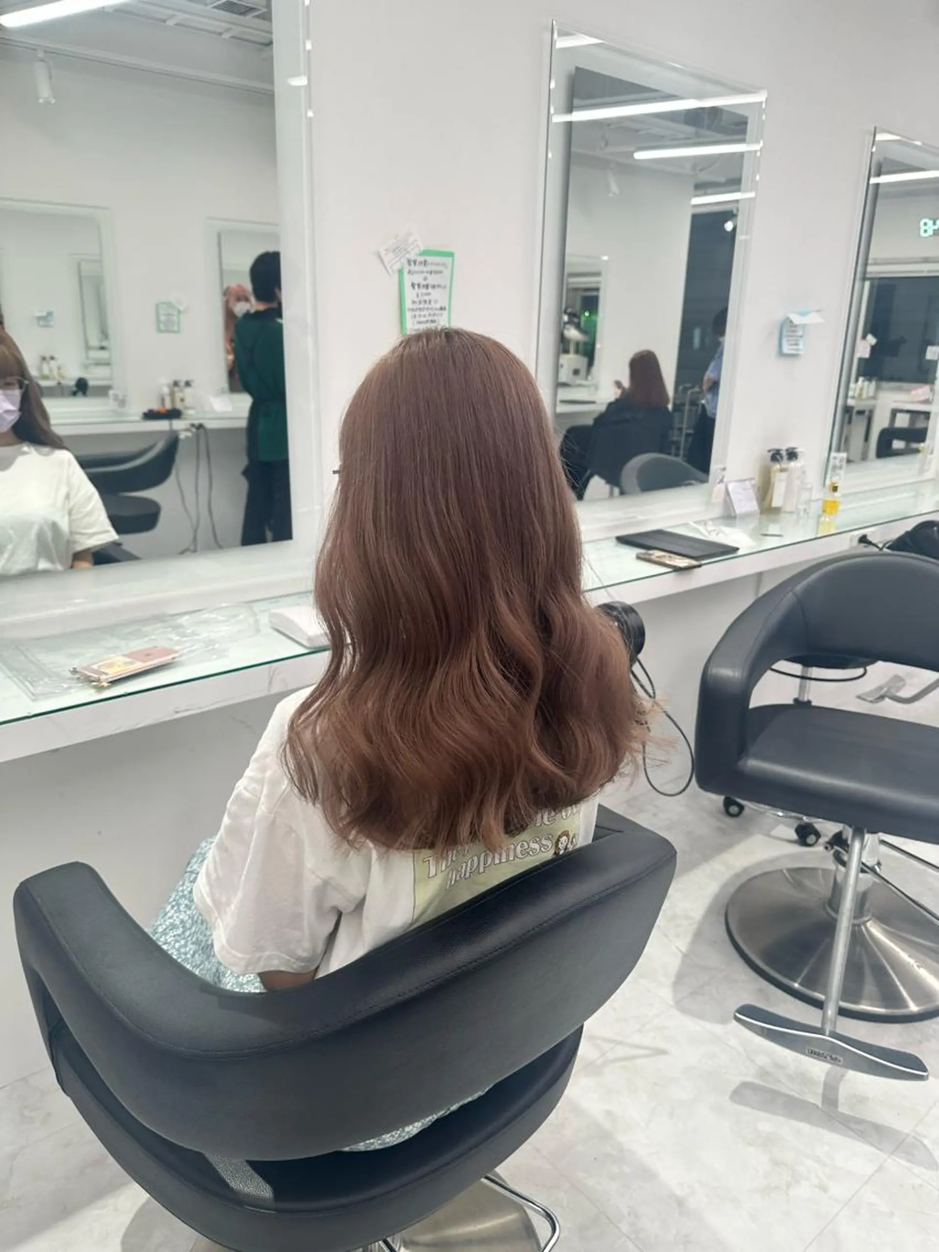 カラー マンツーマン/原宿/ 透明感カラー⭐️のヘアスタイル
