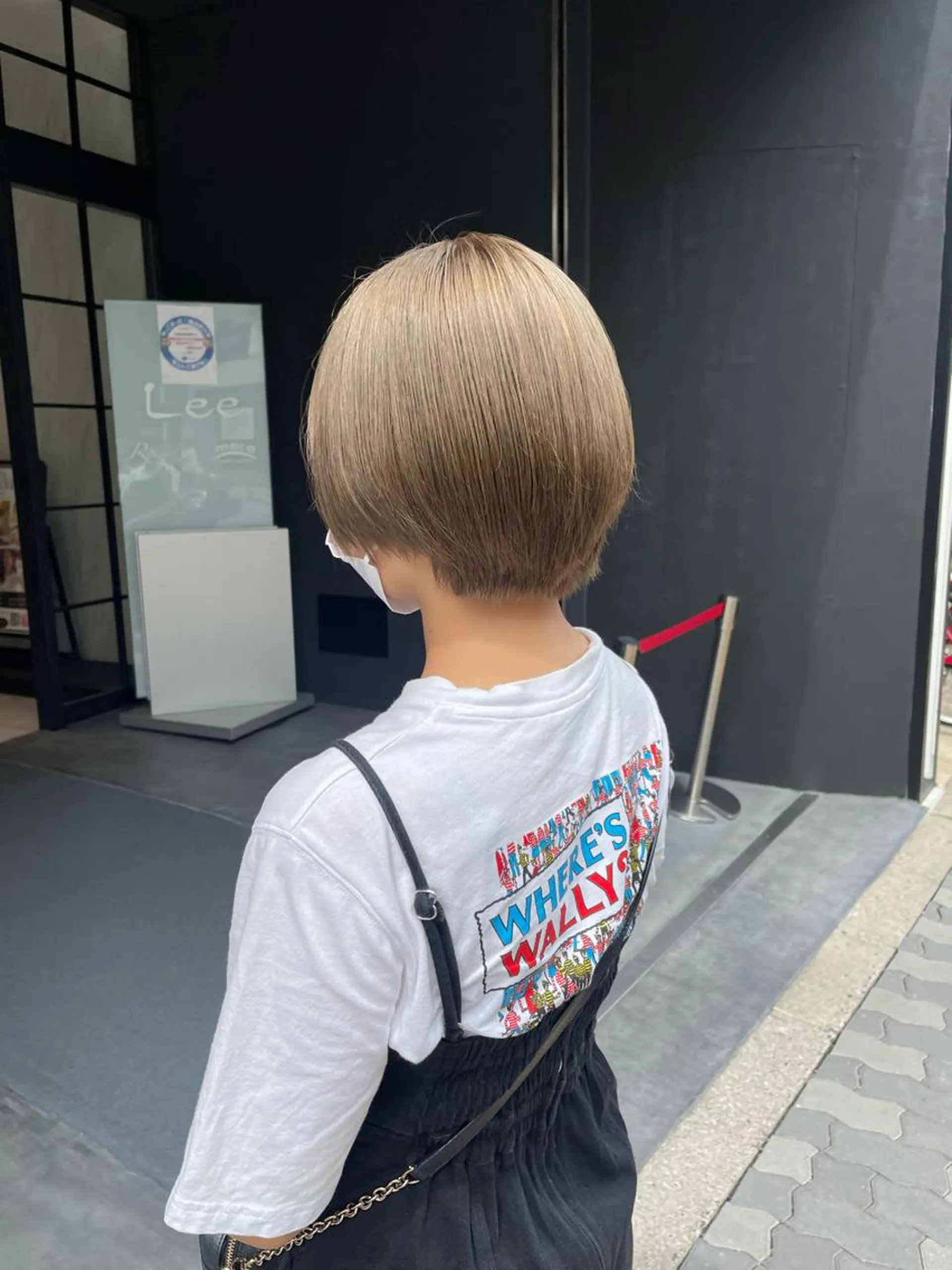 ショート カラー ハイトーンカラー ショートヘア yohaku misakiのヘアスタイル