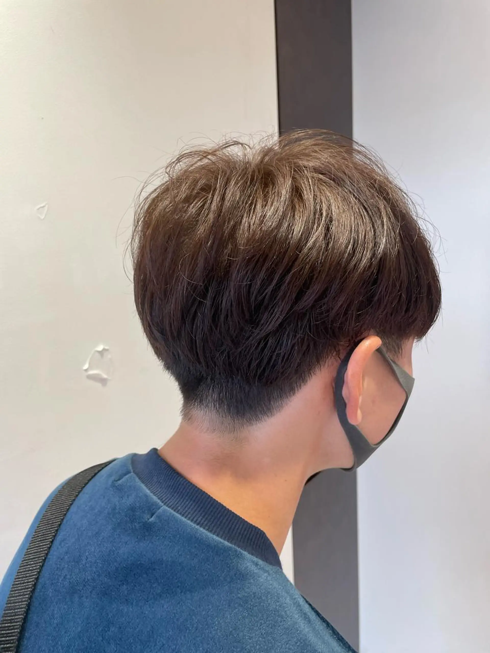 ショート メンズ 静岡/草薙パーマ メンズバレイヤージュのヘアスタイル