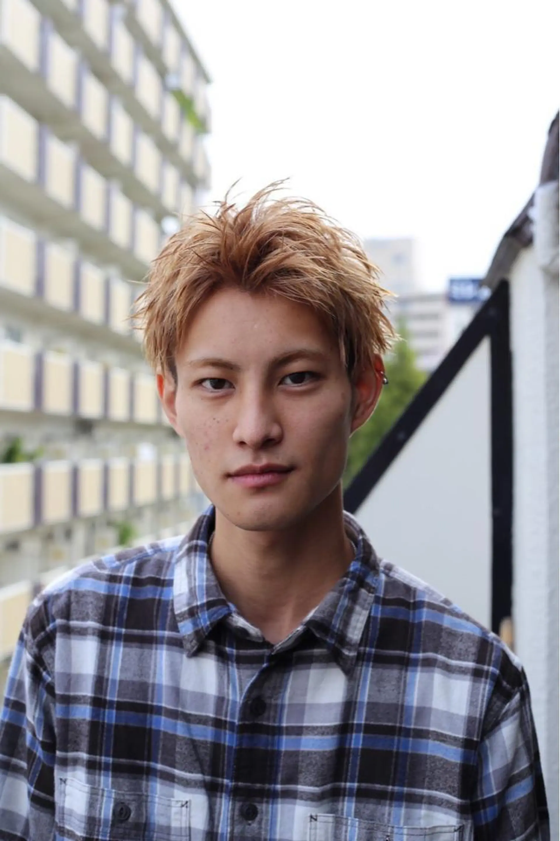 ショート カラー ヘアアレンジ メンズ キッズ メンズバレイヤージュ メンズブリーチ メンズハイライト メンズインナーカラー メンズ韓国風 カラー特化サロン梅田 Eir茶屋町/山下のヘアスタイル
