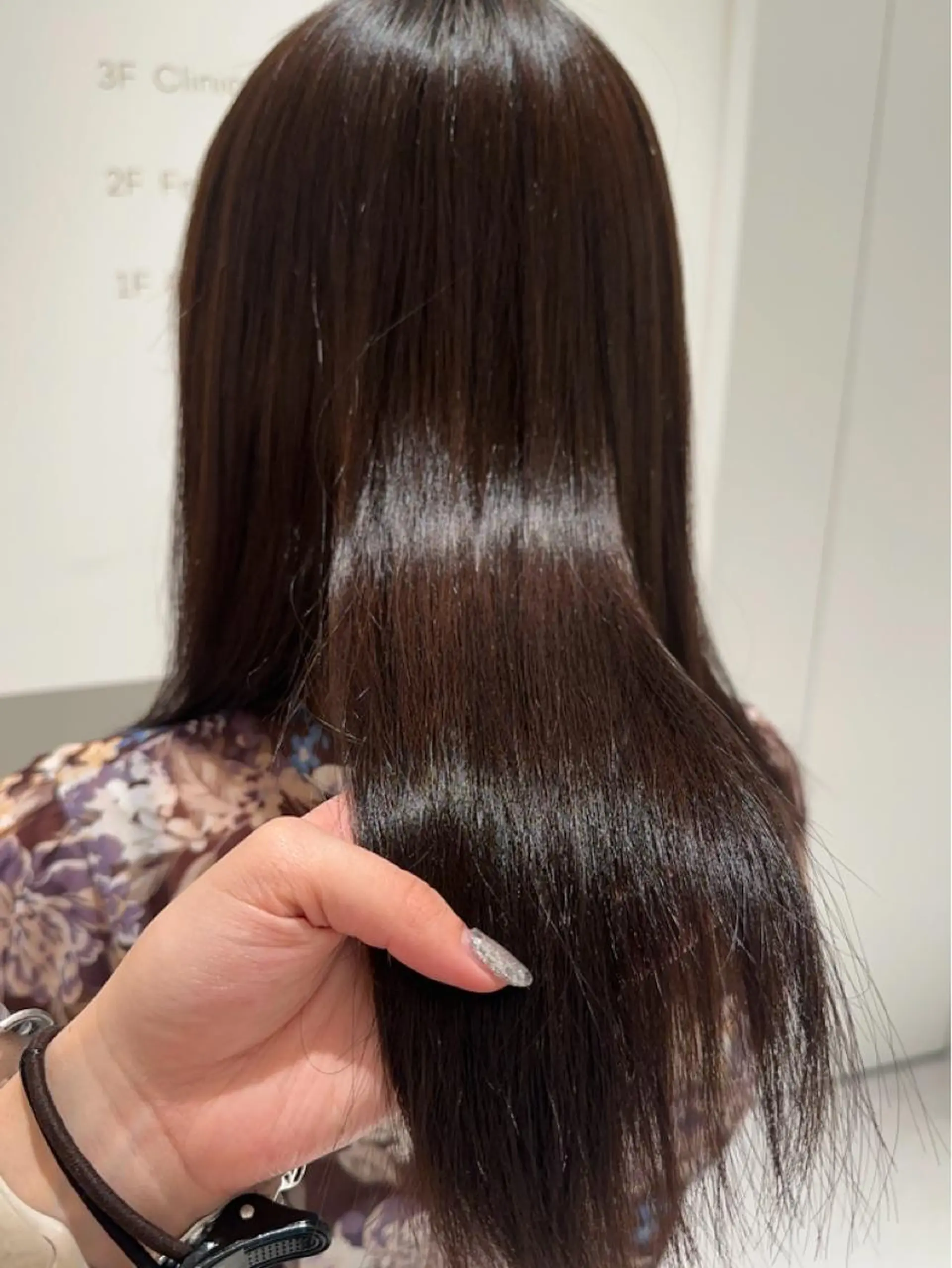 ミディアム 縮毛矯正 ヘアカラー 縮毛矯正 トリートメント MAEUL所属・🍑韓国風レイヤー 🍑莉子のヘアスタイル
