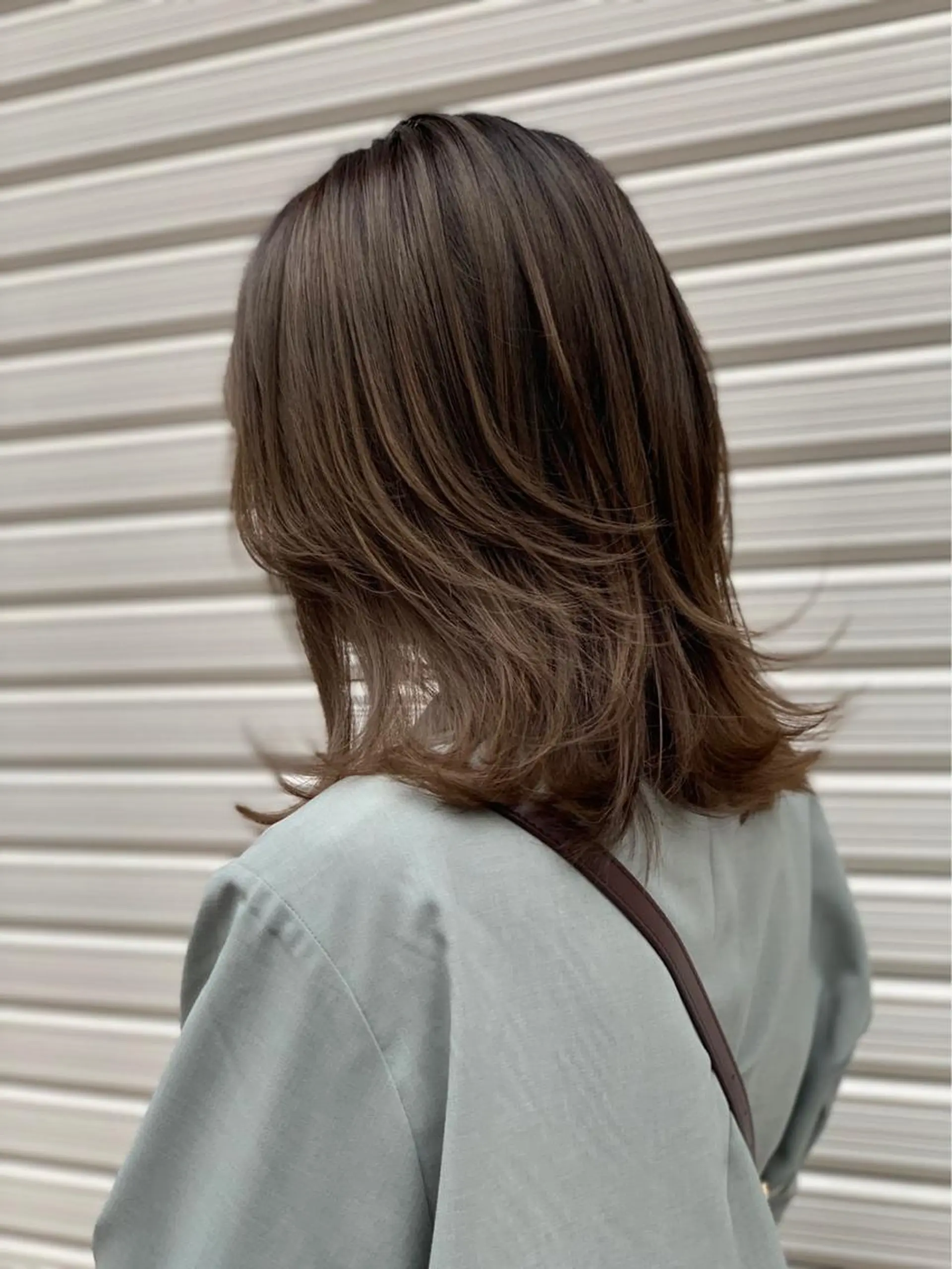 ミディアム カラー ベージュカラー ブラウンカラー 💈Blanco💈 カラー&ケア🌈のヘアスタイル