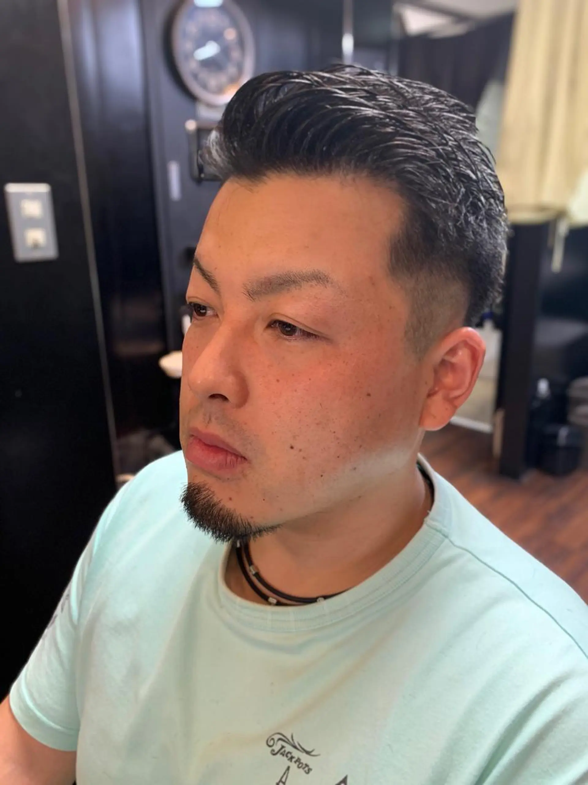 ショート メンズ フェードカット HIROGINZA ヒロ銀座 青山所属・マツオ リュウホウ🐉のヘアスタイル