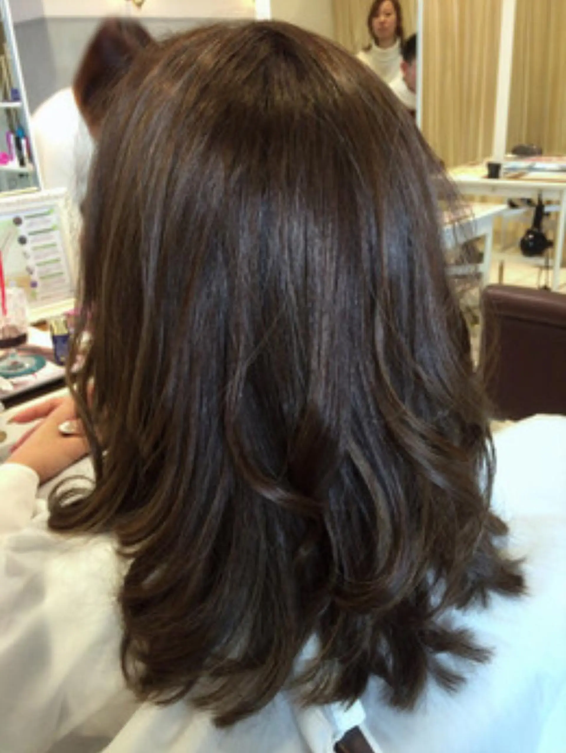 ロング カラー アッシュ ブルーカラー ブルーアッシュ 外国人風カラー ブリーチカラー🌈 嘉名 真樹のヘアスタイル