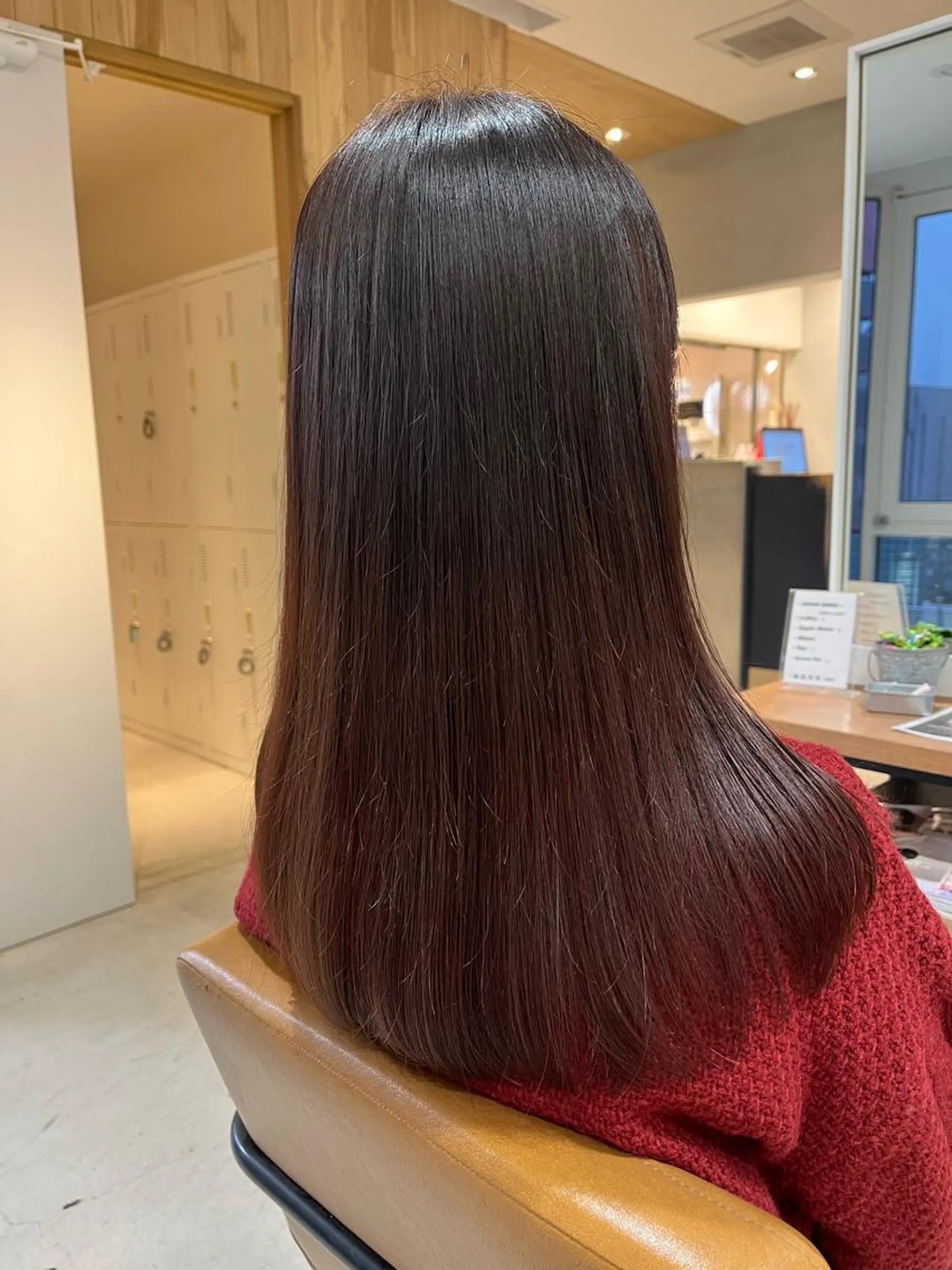 ロング カット u n aのヘアスタイル
