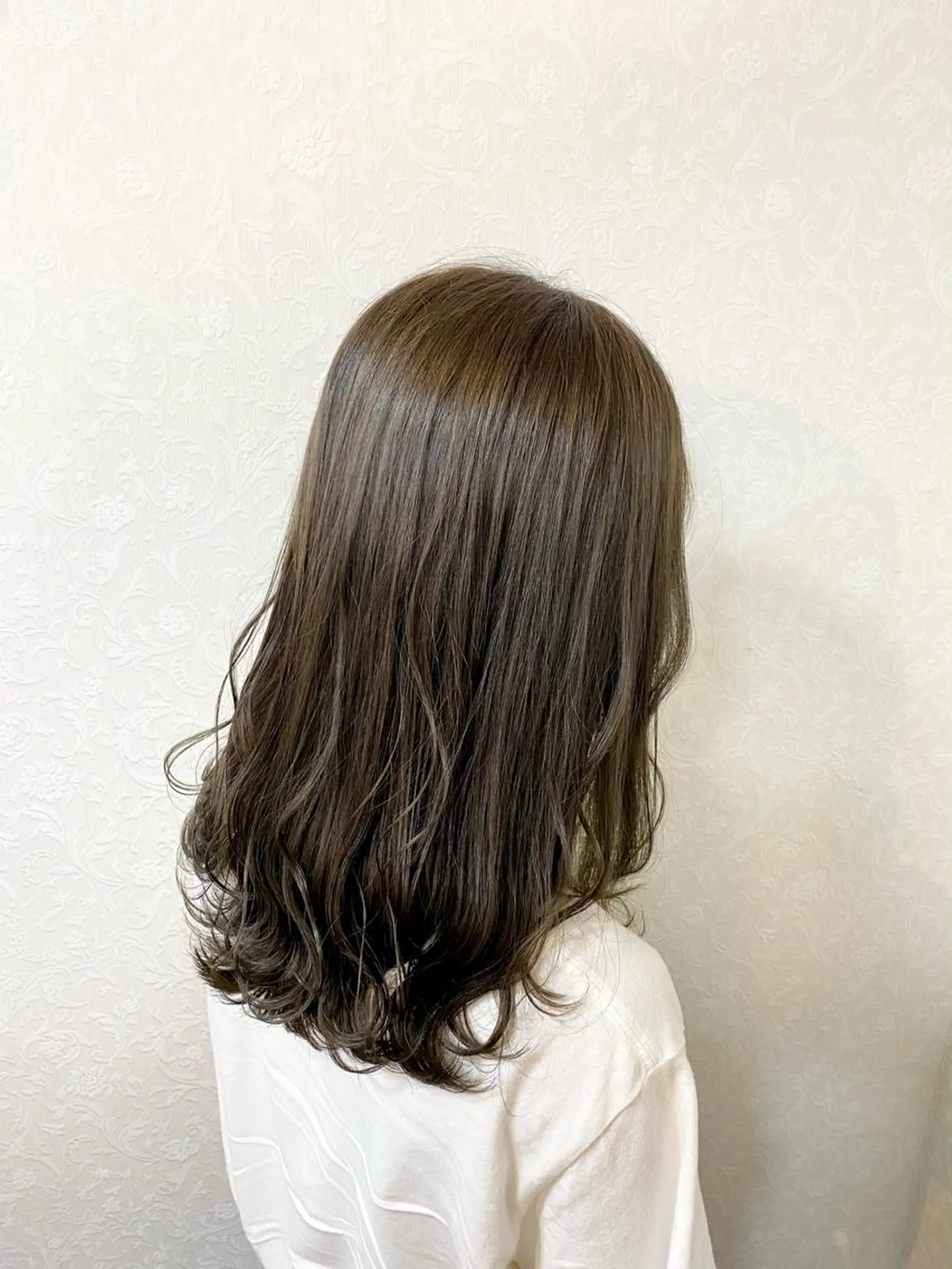 セミロング カラー ヘアカラー graphy池袋 東ヶ崎　凌のヘアスタイル