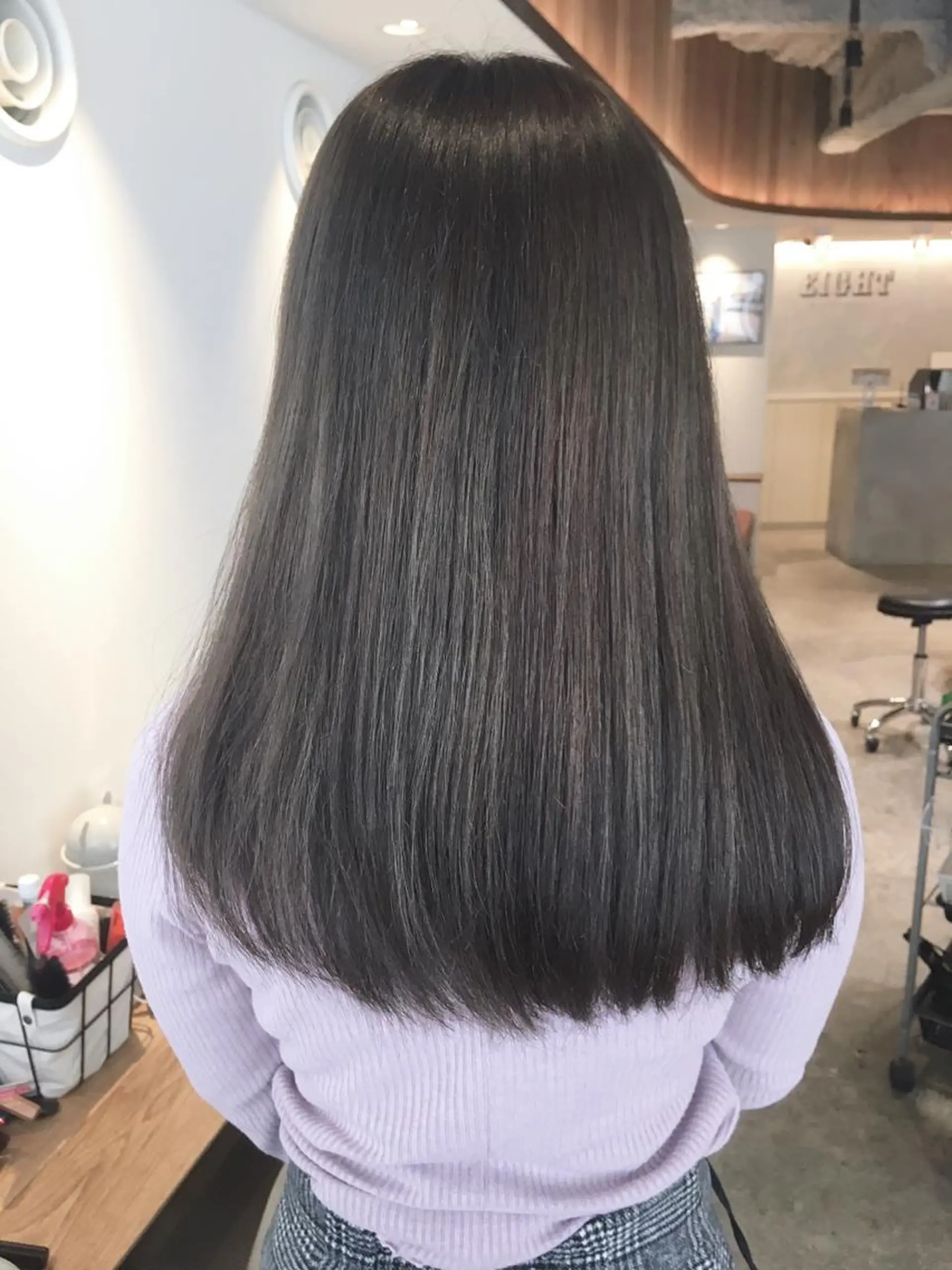 セミロング カット ヘアカラー トリートメント メンズツイスパ ショートフクヤマシンのヘアスタイル