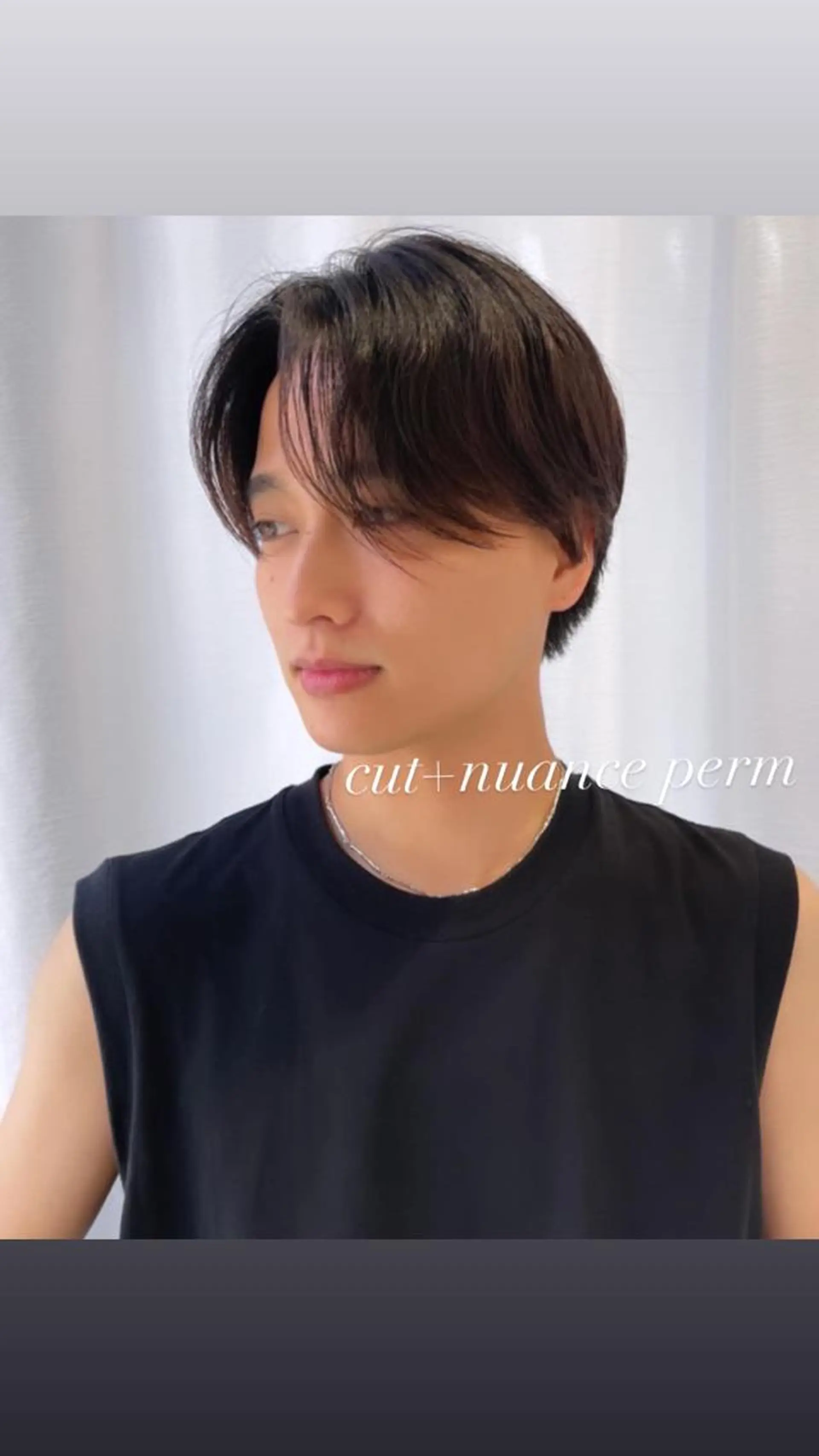 メンズ 透明感ブリーチ/ メンズパーマのヘアスタイル