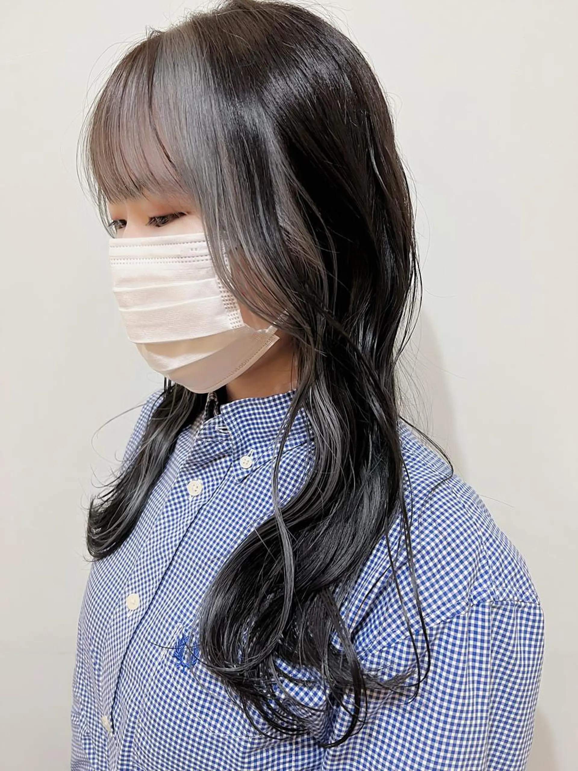 セミロング ミストバング HARONA所属・渡邊 恭汰のヘアスタイル