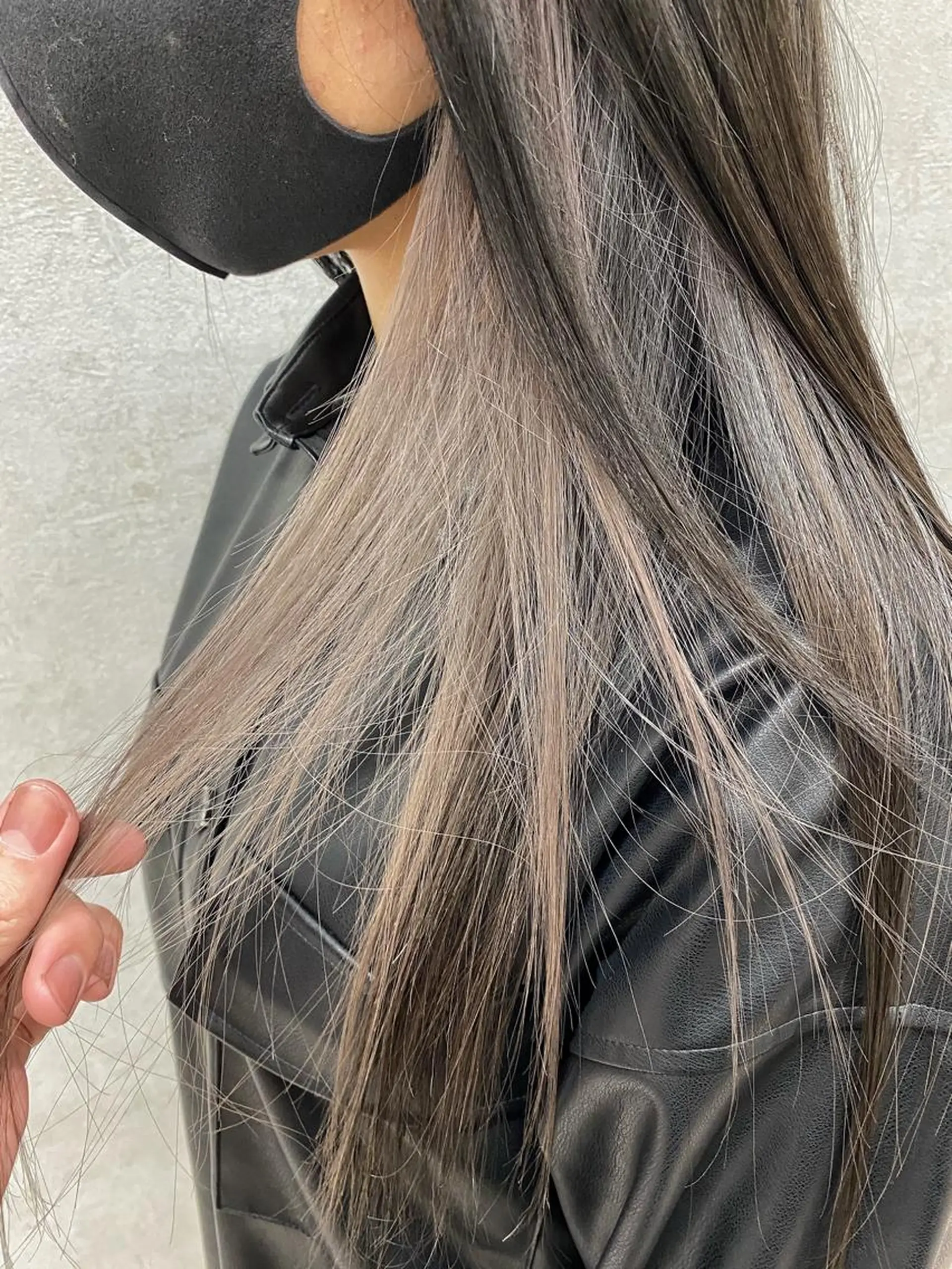 ロング メンズ縮毛矯正 ニュアンスパーマのヘアスタイル