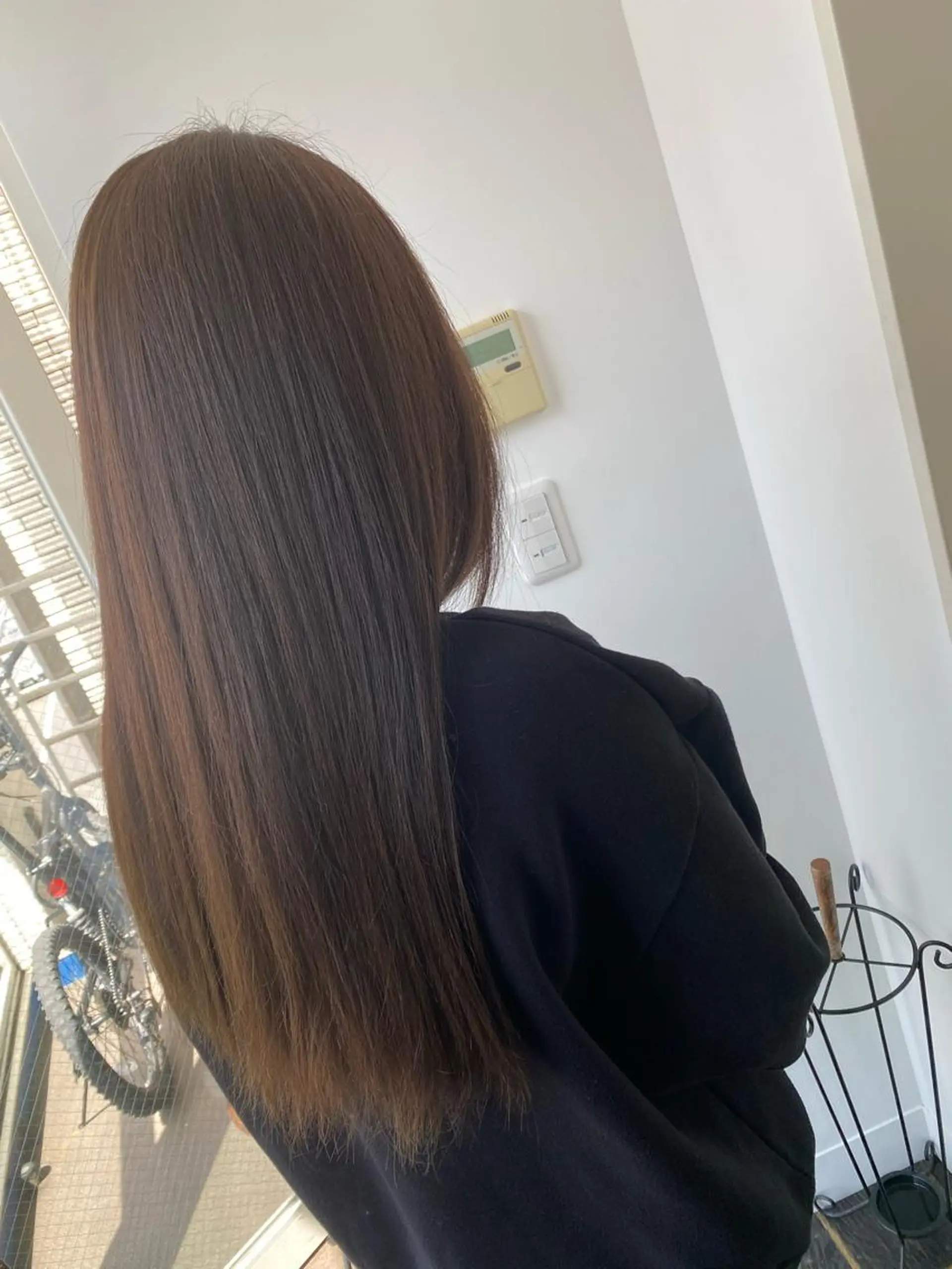 ロング カラー アッシュ アッシュブラウン ブラウンカラー CIEN white所属・パーマモデル募集中 渥美翔人のヘアスタイル