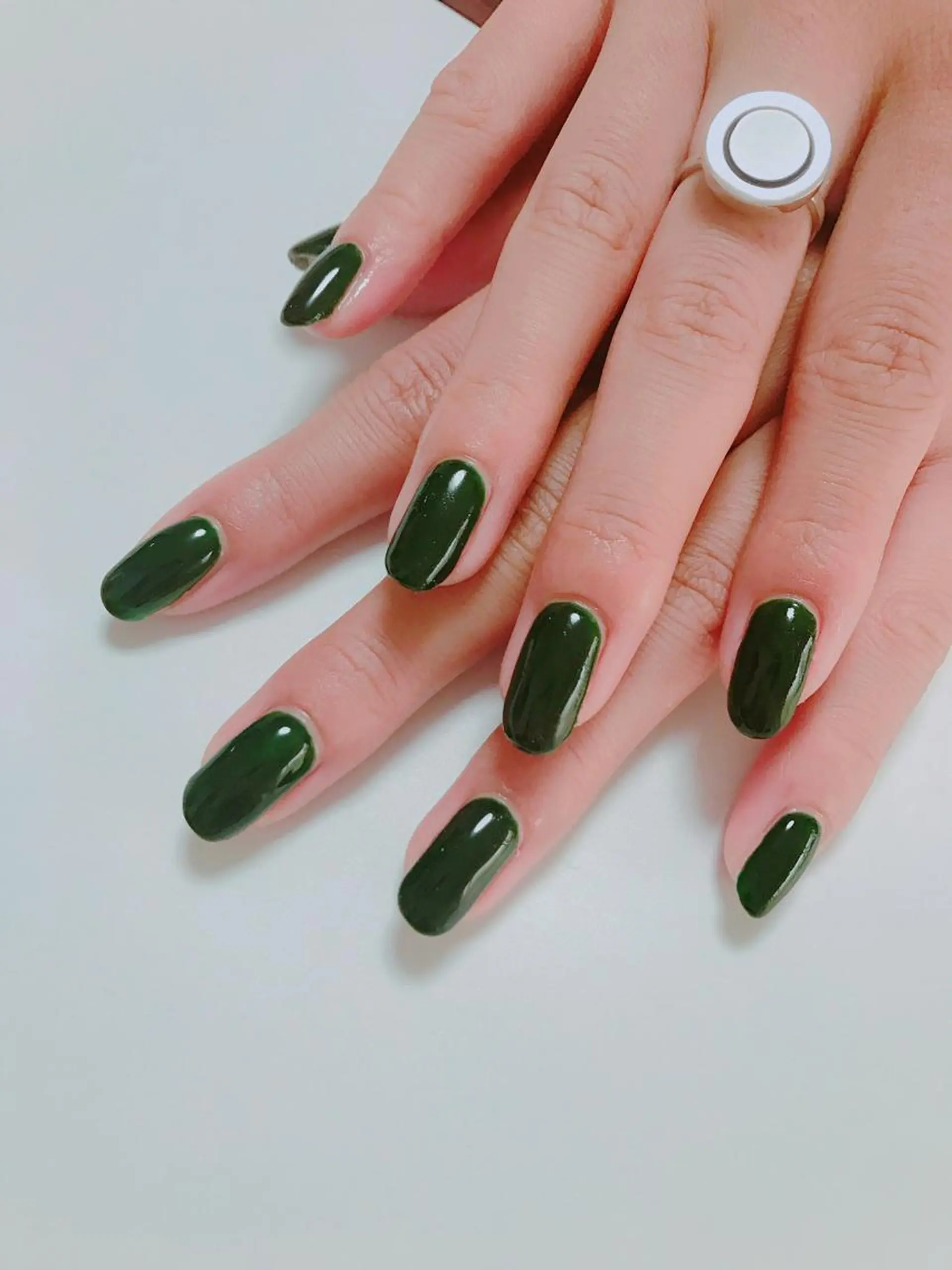 ネイル グリーン 【カメレオン】 上村 祥子のヘアスタイル