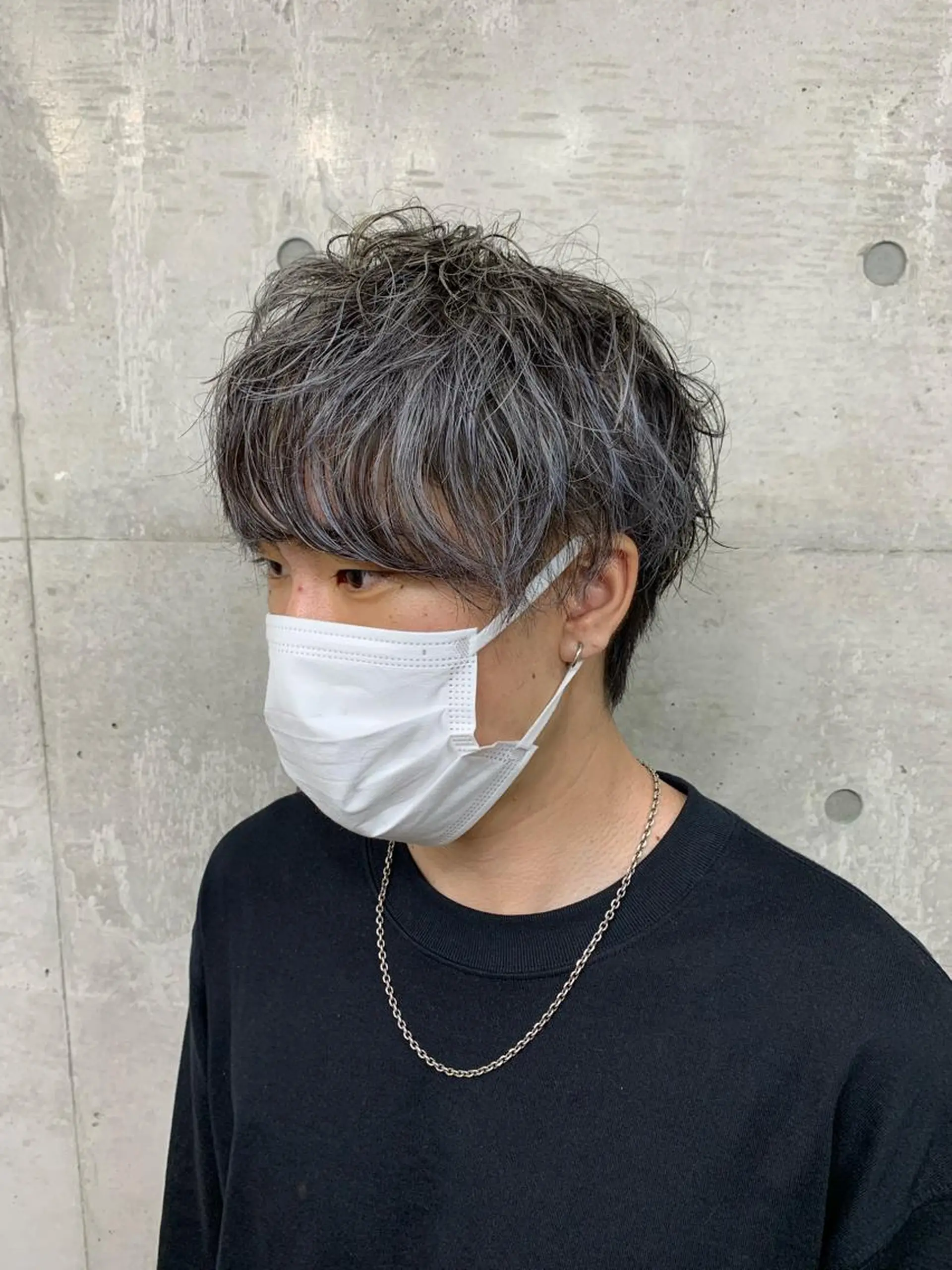 ショート カラー パーマ メンズ クセを最大限に活かす メンズパーマ奈良大祐のヘアスタイル