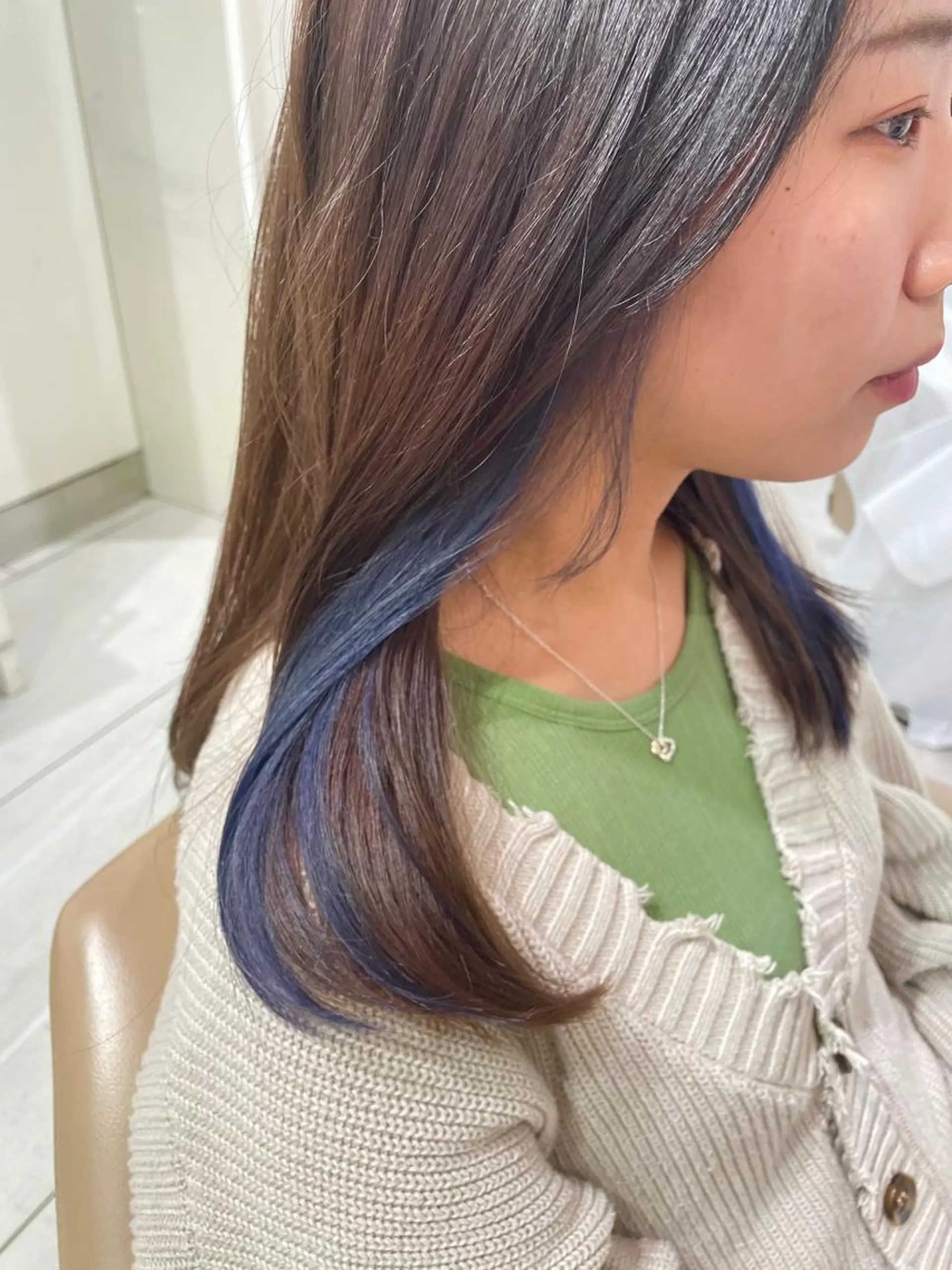 カラー Hair salon　Sui所属・コテ巻き風パーマ 暖色カラー/伊藤菜月のヘアスタイル