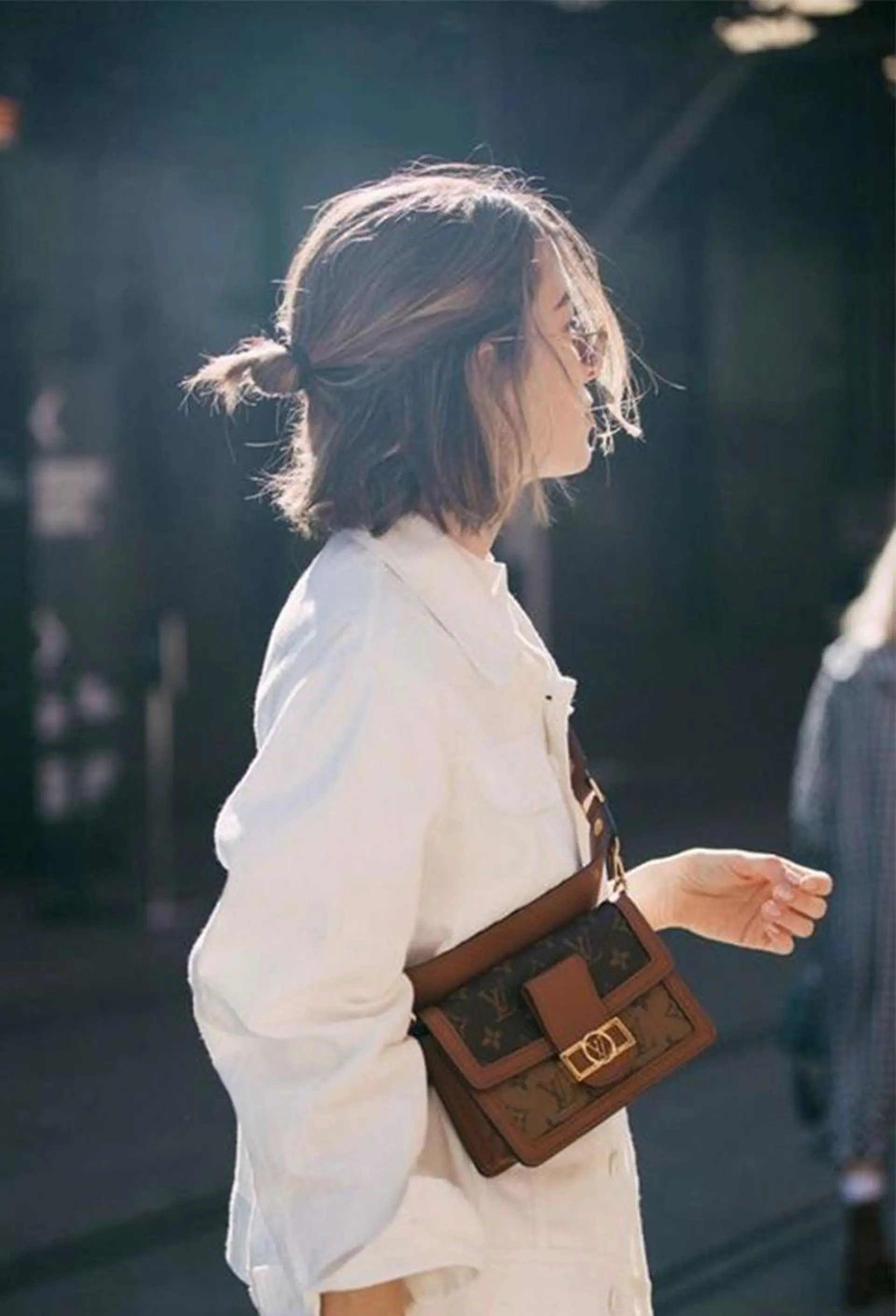 ミディアム パーマ ヘアアレンジ 船橋🔸髪質改善 🔸艶髪カラー/蓮のヘアスタイル