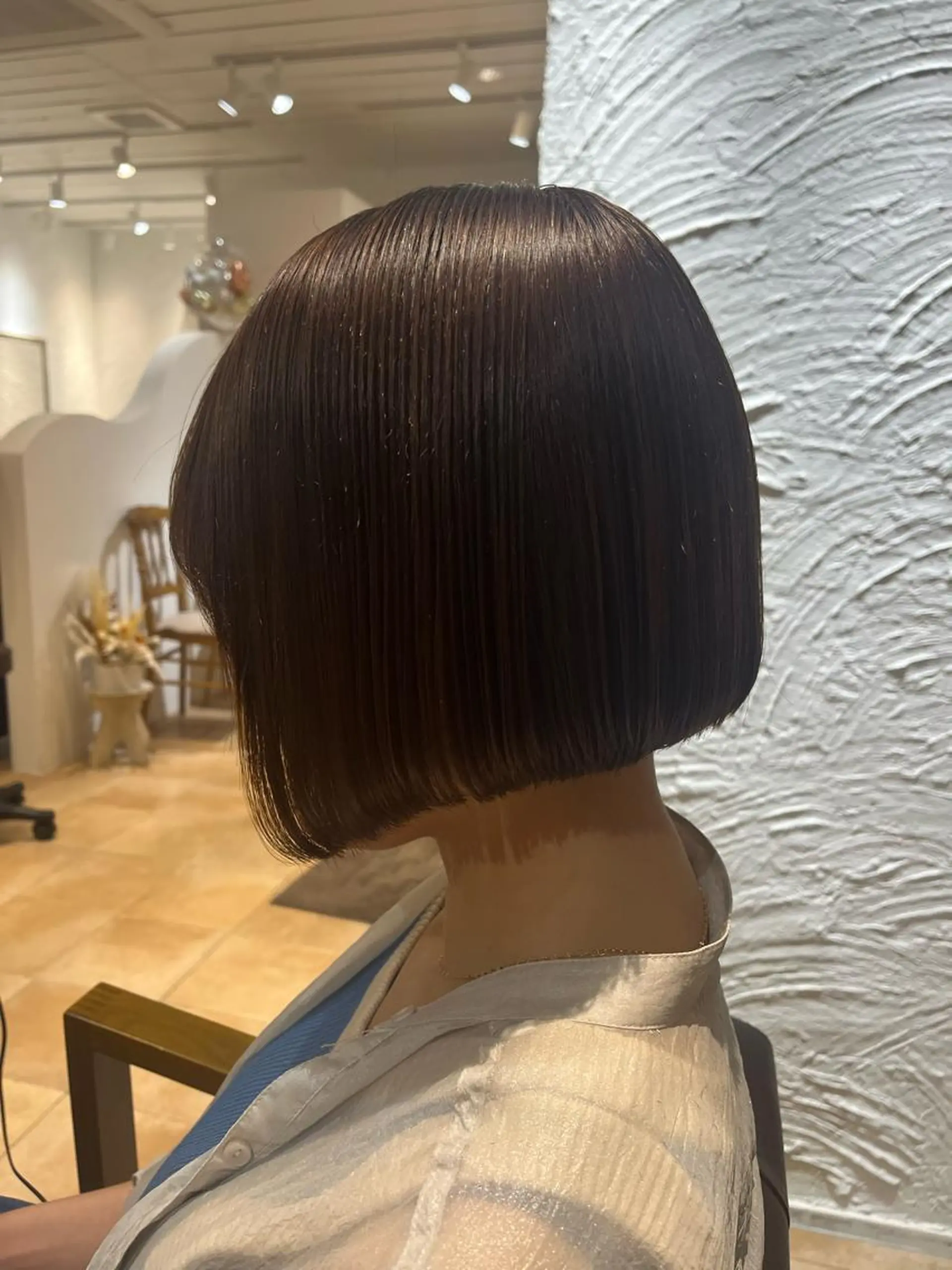 ミディアム カラー ボブ カット ヘアカラー トリートメント 🌈透明感カラー🌈 🌟吉田祐介🌟のヘアスタイル