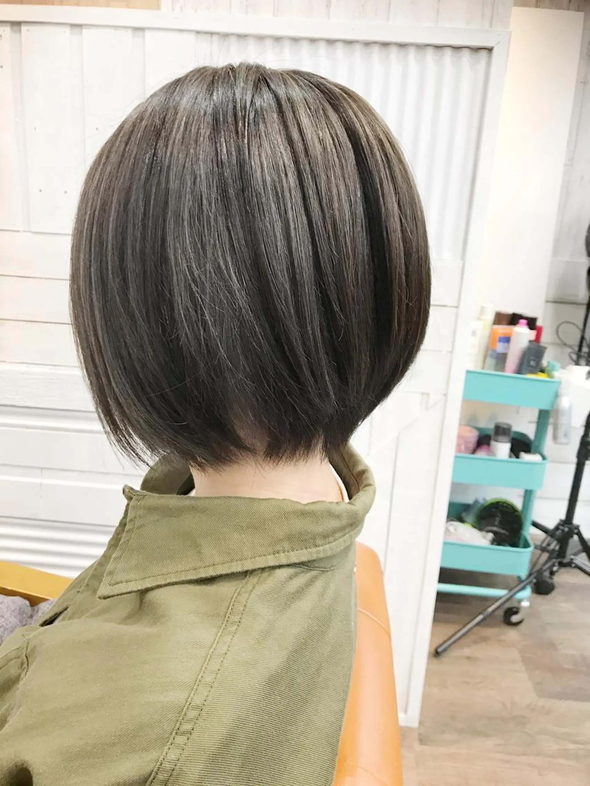 ショート カラー ハイライトカラー ハイライト カット ヘアカラー トリートメント newi赤羽 ✂️KEN✂️のヘアスタイル