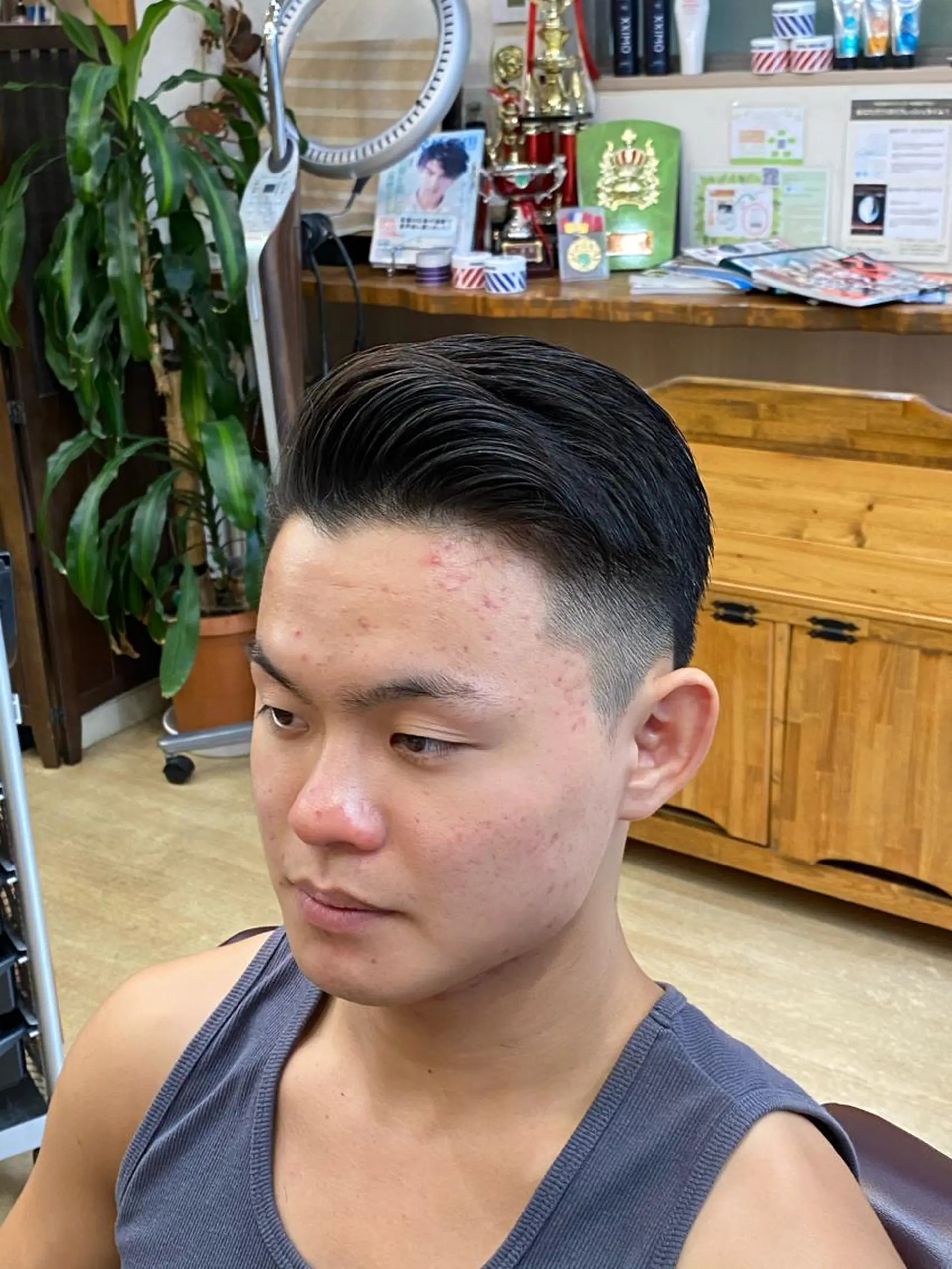 ショート メンズ 浅見 天翔のヘアスタイル