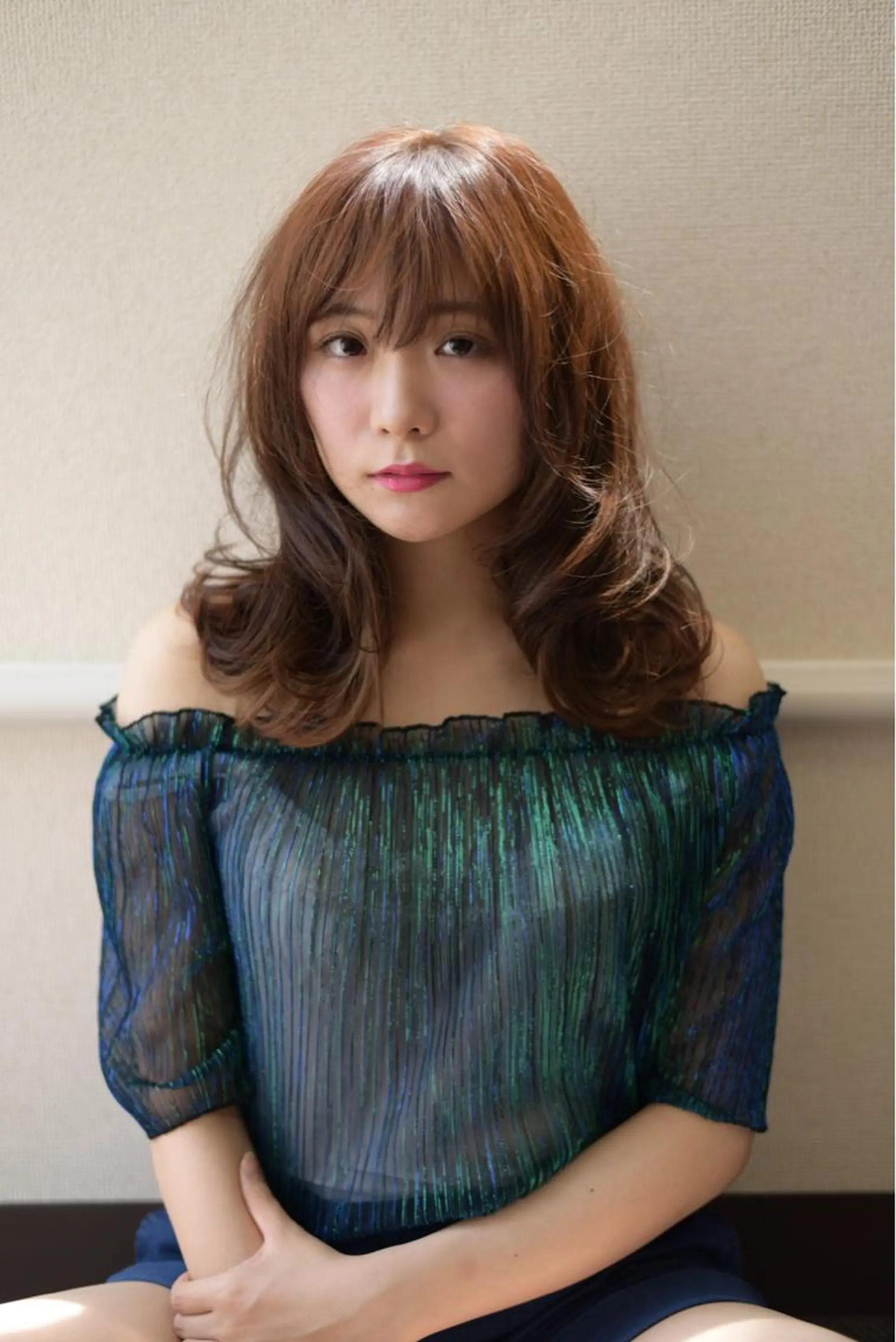 ロング カラー ヘアアレンジ テラモト カズヨシのヘアスタイル