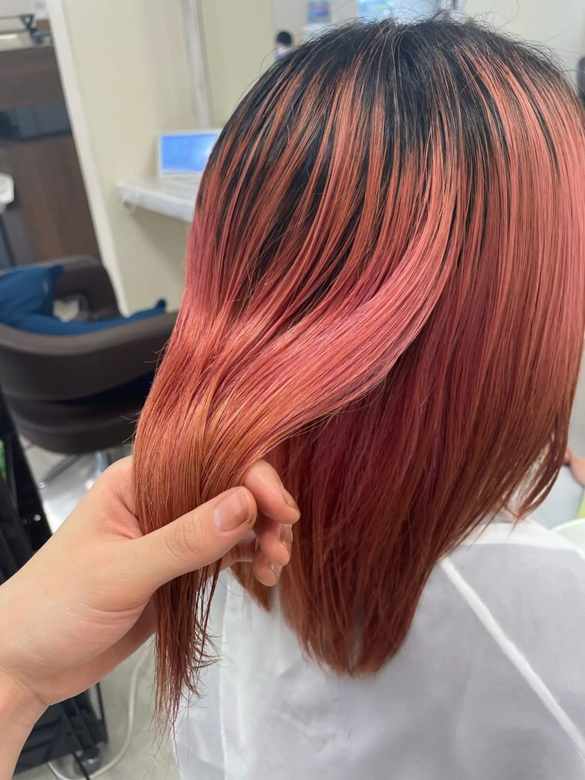 ミディアム トリートメント ダブルカラー/韓国 ヘア/さわのあかねのヘアスタイル