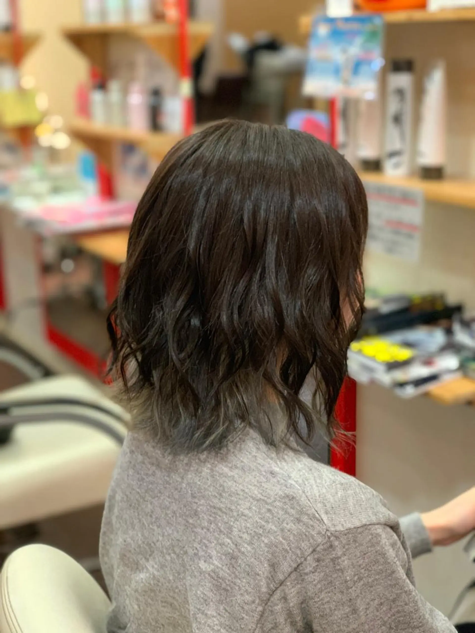 ミディアム カラー ヘアカラー たけい ゆうきのヘアスタイル