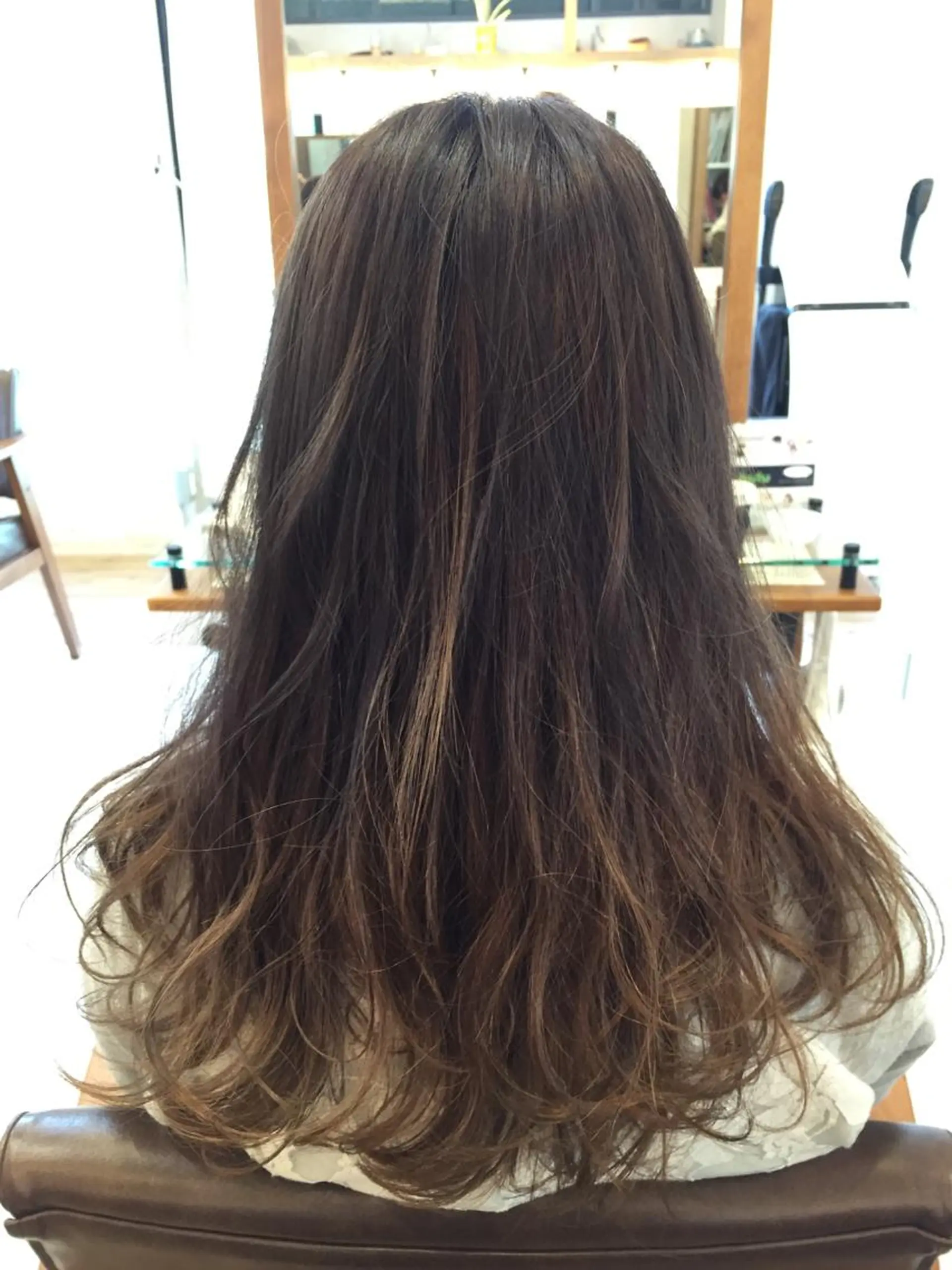ミディアム セミロング ロング カラー パーマ ブルーカラー ブルージュ グラデーションカラー TOPstylist ✂️フセケイタ✂️のヘアスタイル