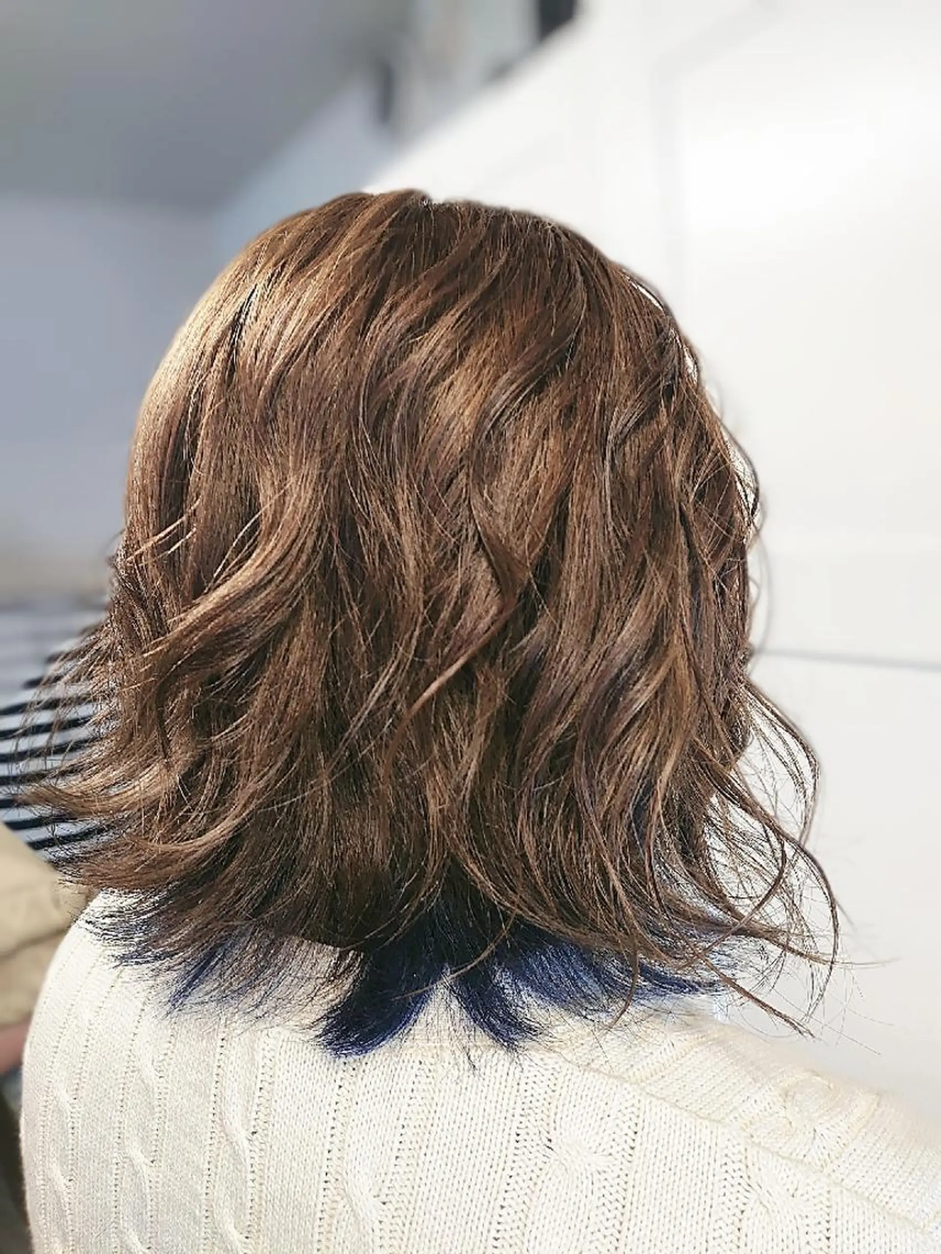 ミディアム カラー ベージュカラー ブルーカラー ブルーバイオレット バイオレットカラー ✔️【Fan.】 ☆工藤寿也のヘアスタイル