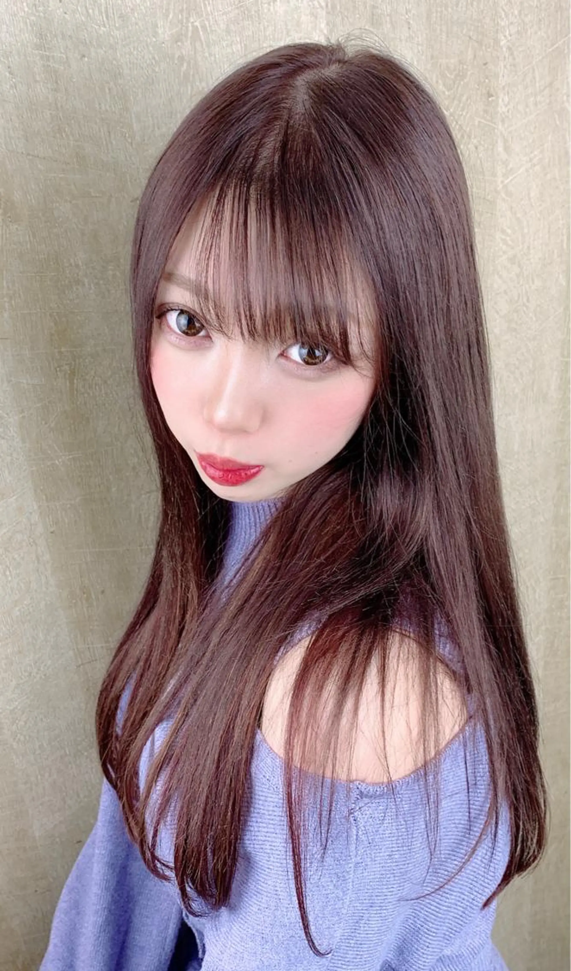 ロング カラー プルエクステ エクステ R by NINA かずなのヘアスタイル