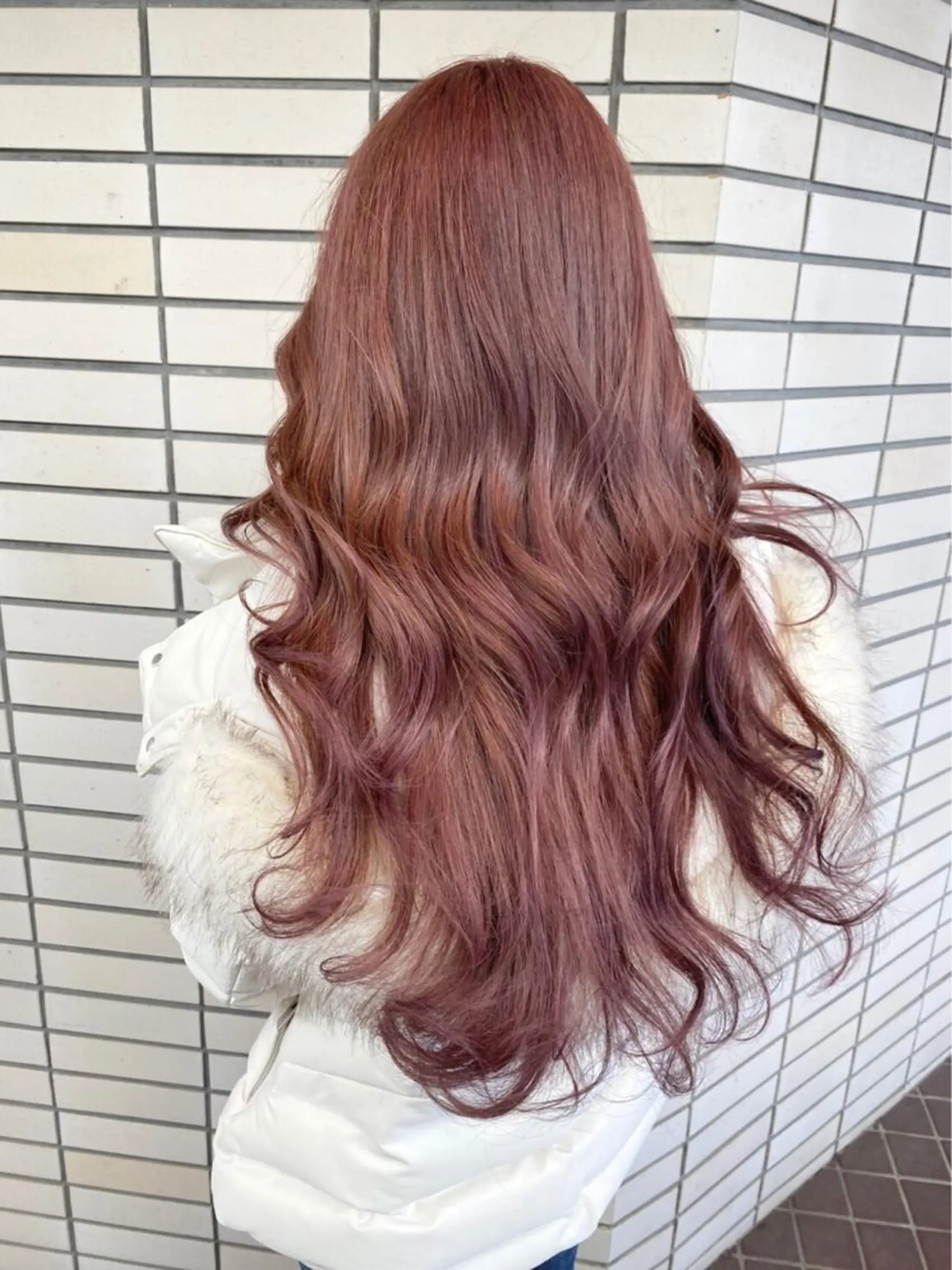 ロング カラー ラベンダーカラー ピンクカラー ピンクラベンダー ヘアカラー 2nd所属・🤍2nd🤍田所 美希のヘアスタイル