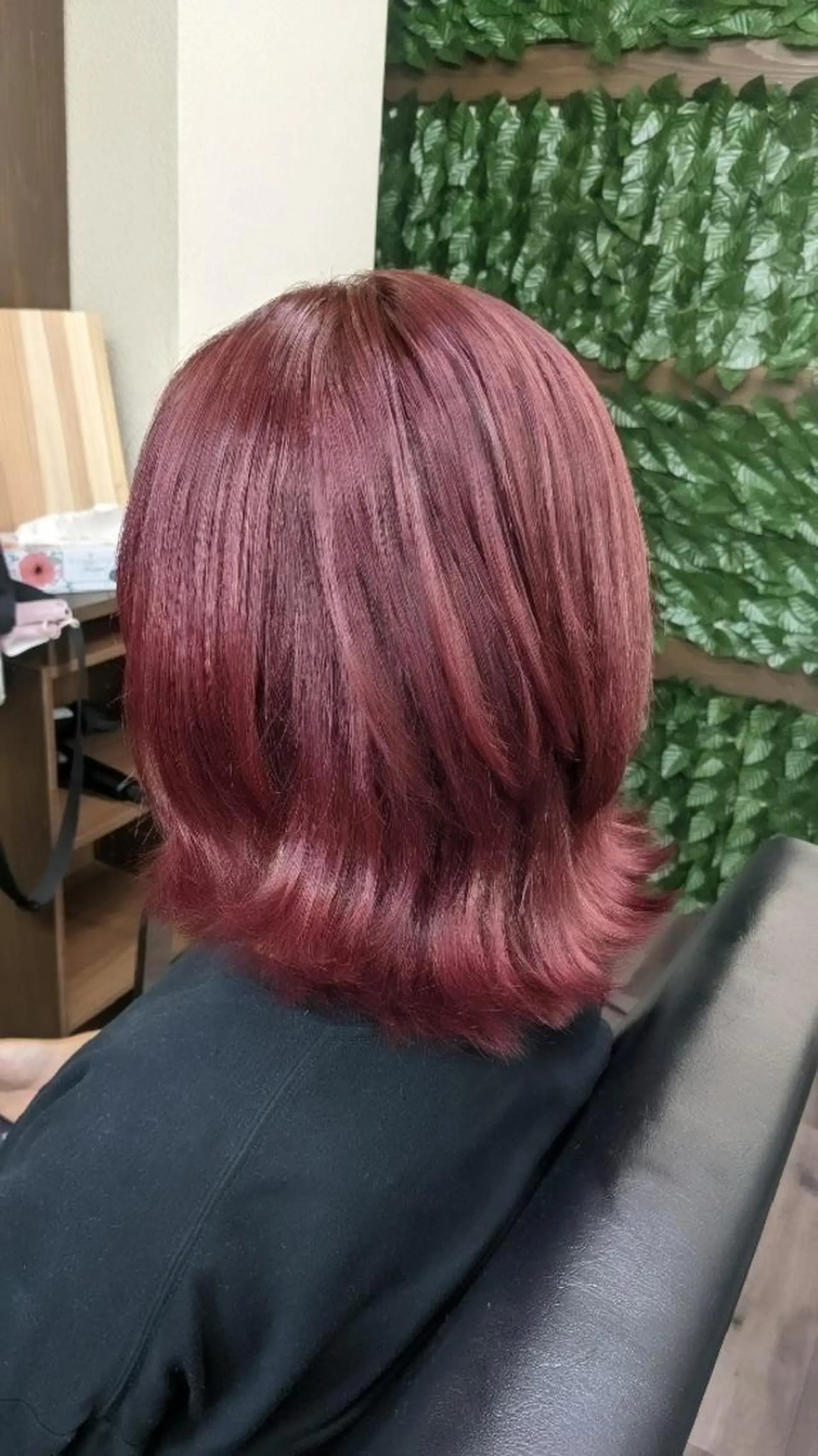 ミディアム カラー ピンクカラー ピンクパープル パープルカラー hair salon BC所属・hair salon BCのヘアスタイル