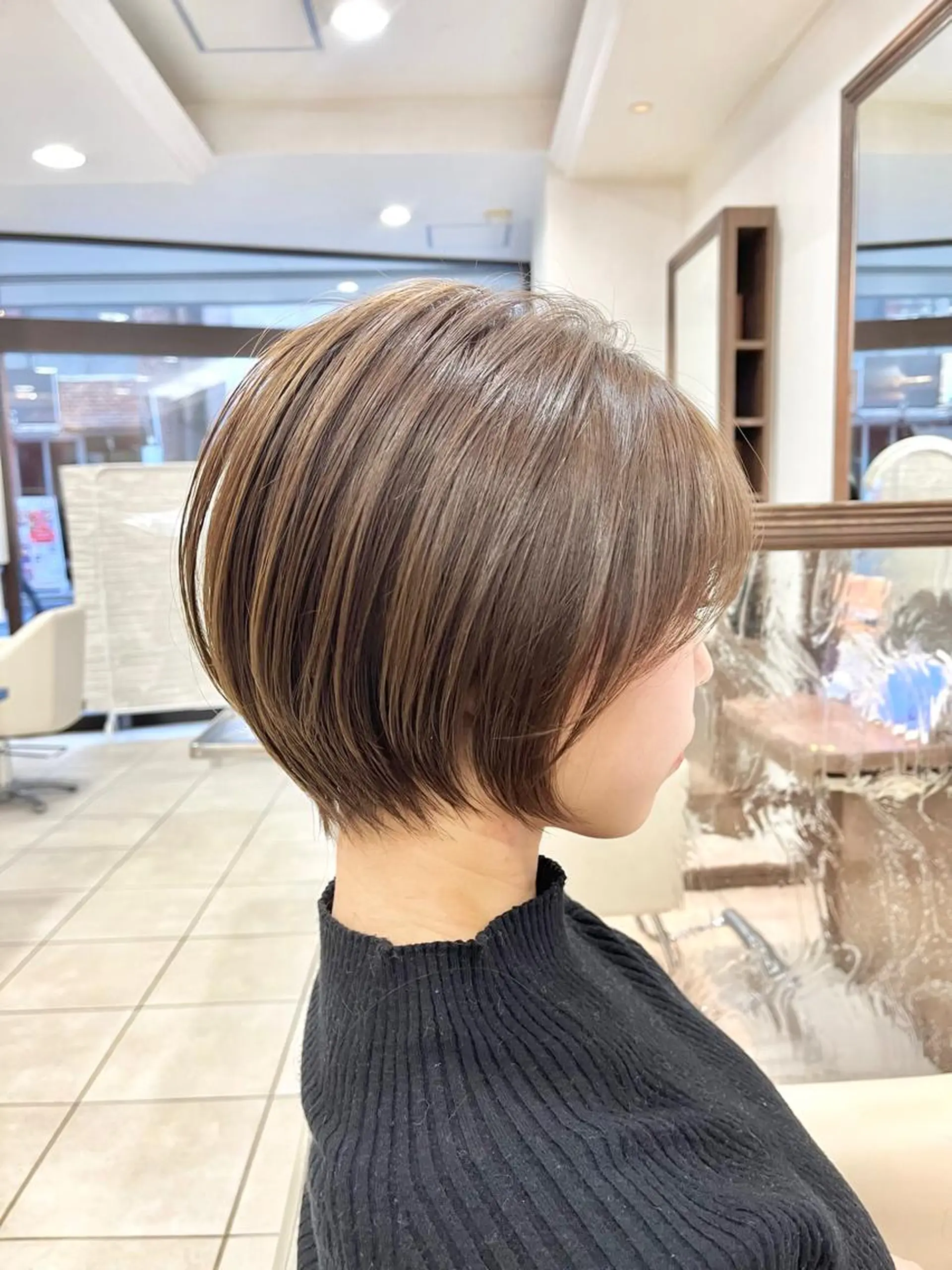 ショート ショートヘア 小顔カット カット ヘアカラー トリートメント ✨髪質改善・縮毛矯正 専門美容室マーベルのヘアスタイル