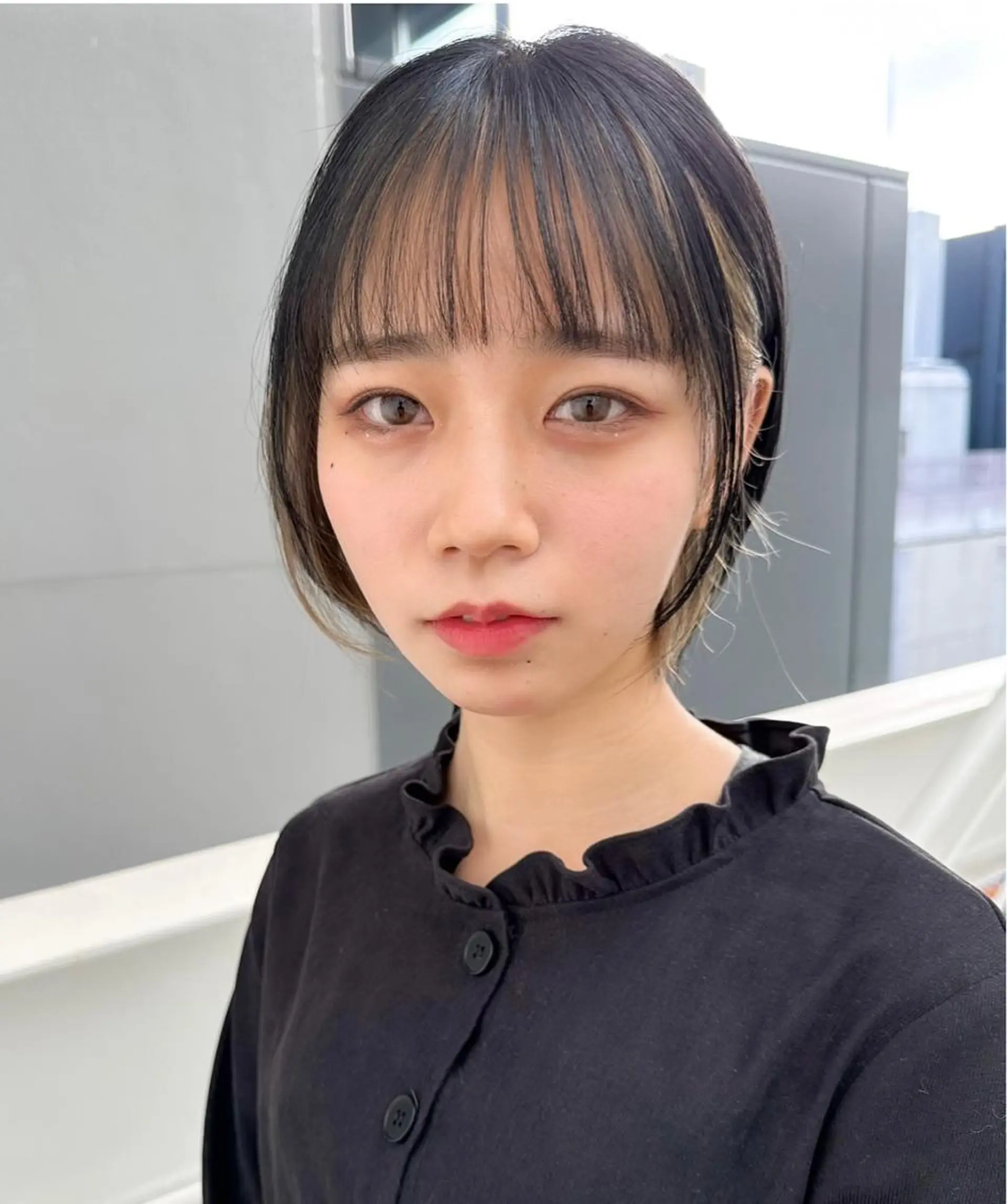 ショート ボブ デート ハイライト 髪質改善 韓国風ヘア 【20代ダメージ毛に 髪質改善】のヘアスタイル