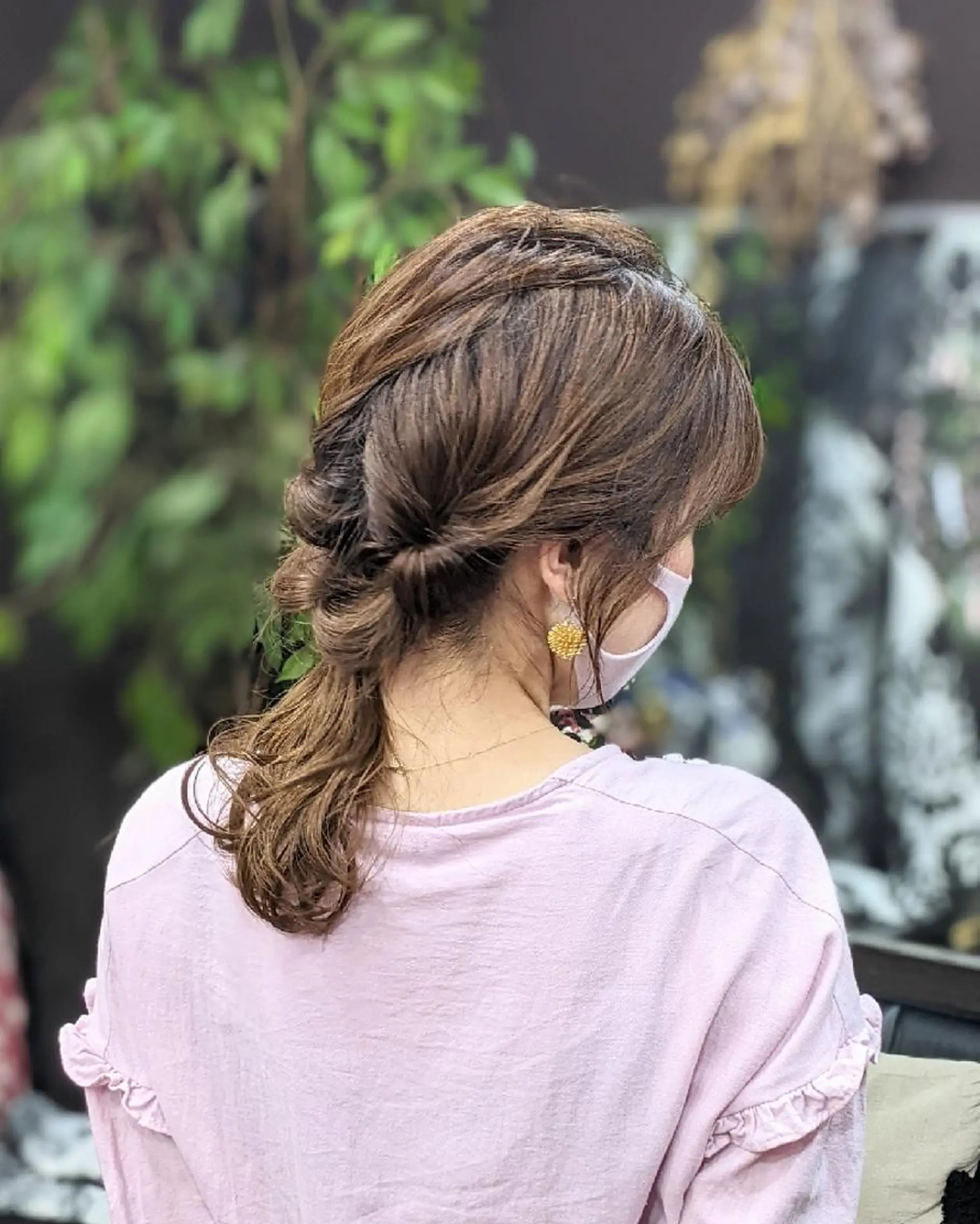 セミロング ヘアアレンジ Ruheplatz所属・HIKARI＠ Ruheplatzのヘアスタイル