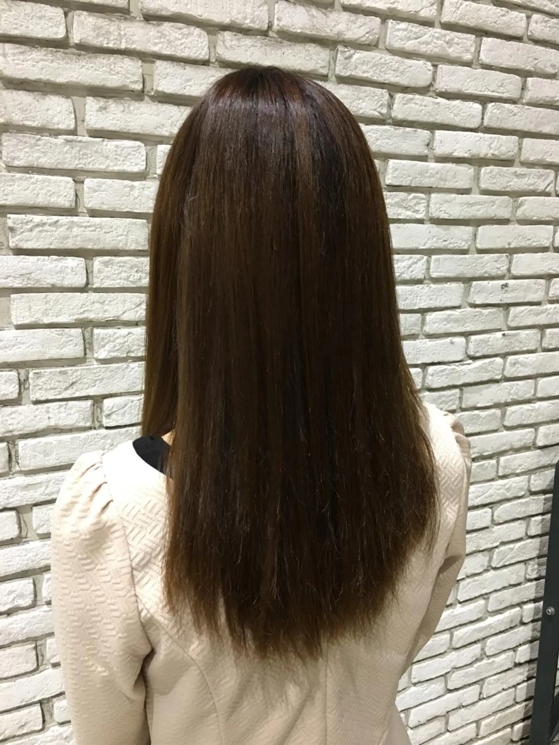 ロング パーマ トリートメント ストレートパーマ Lapel green所属・Lapelgreen 森町 / AOIのヘアスタイル