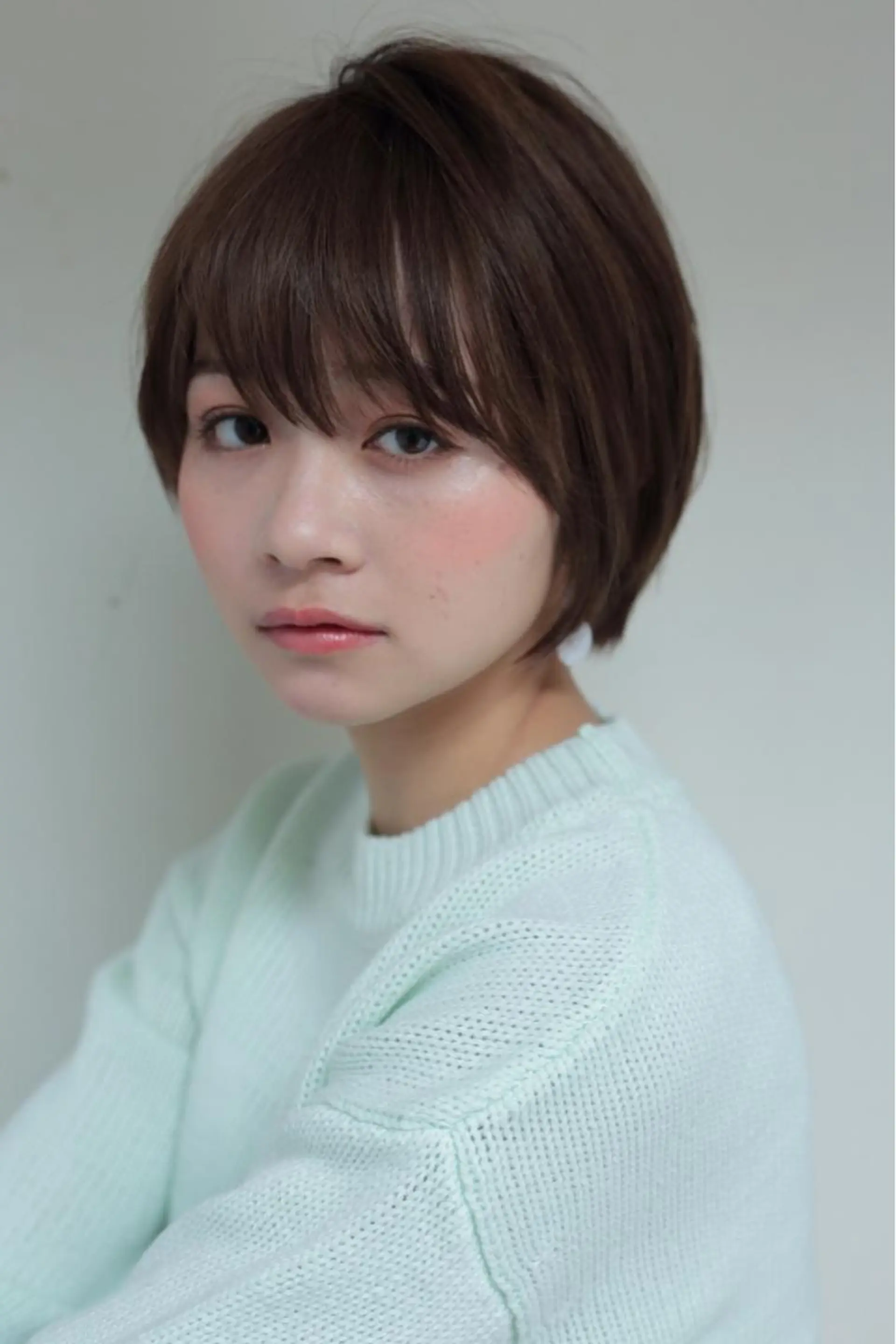 ショート カット トリートメント 縮毛/ショート/ ボブ/レイヤー/小原のヘアスタイル