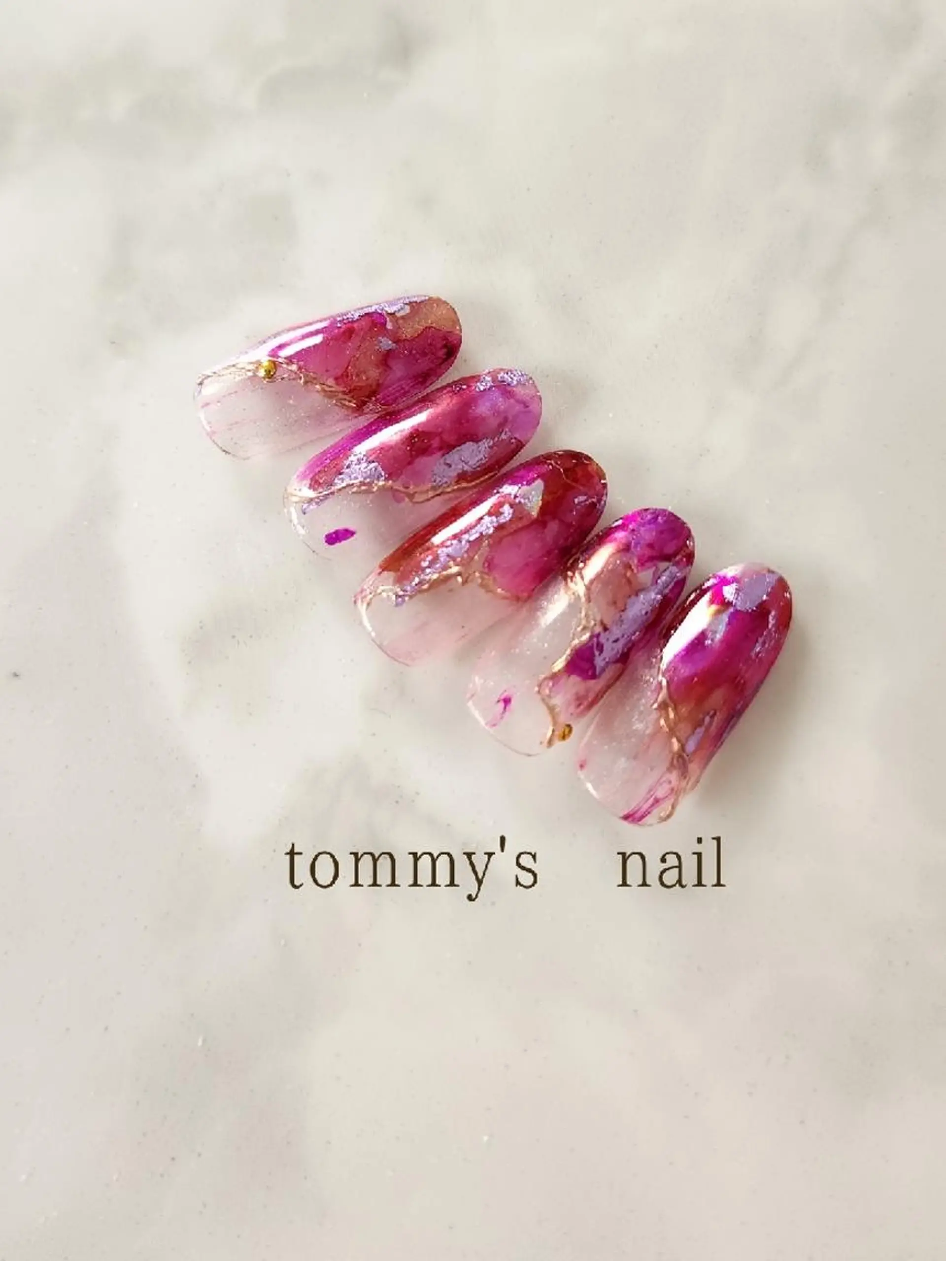 ネイル フットネイル ジェルネイル ミラーネイル ワンカラーネイル ハンドネイル tommy's nail所属・福岡/若よもぎ蒸し 全身美容が叶うサロンのネイルデザイン