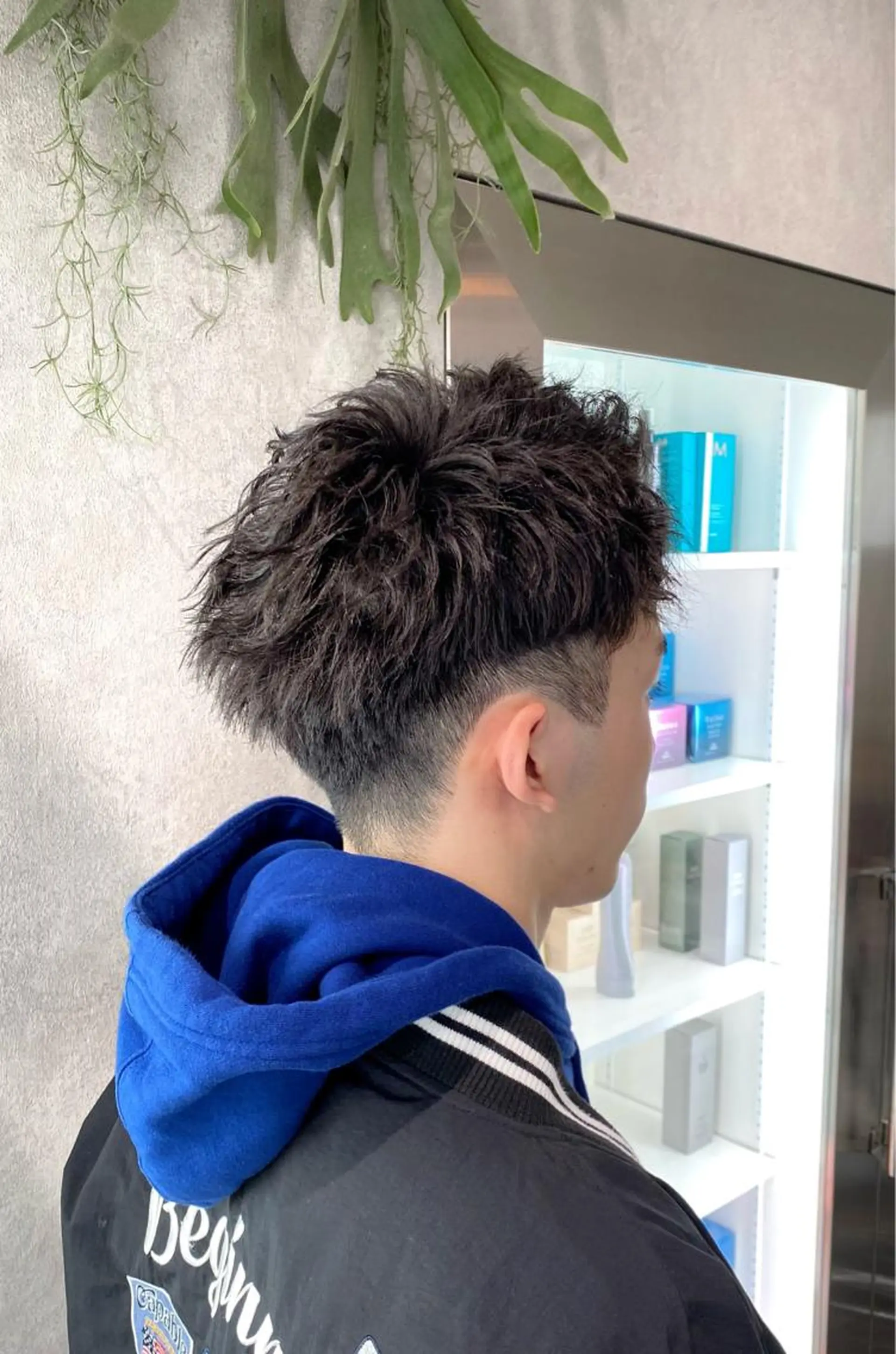 ショート メンズ カット パーマ お洒落カジュアル🍃 まなとのヘアスタイル