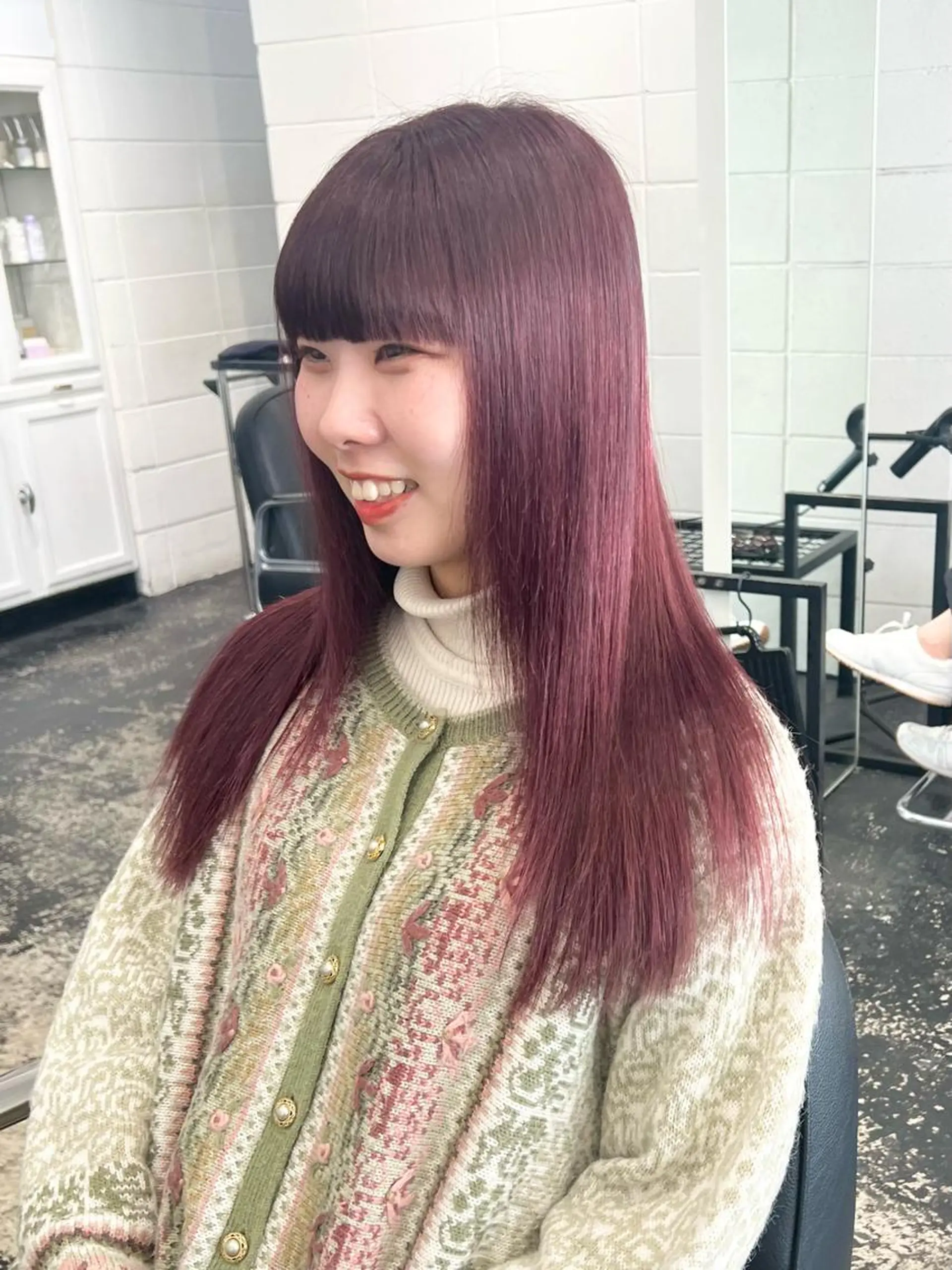 ロング カット ヘアカラー トリートメント HARU//原宿🤍 リピート率NO.1のヘアスタイル