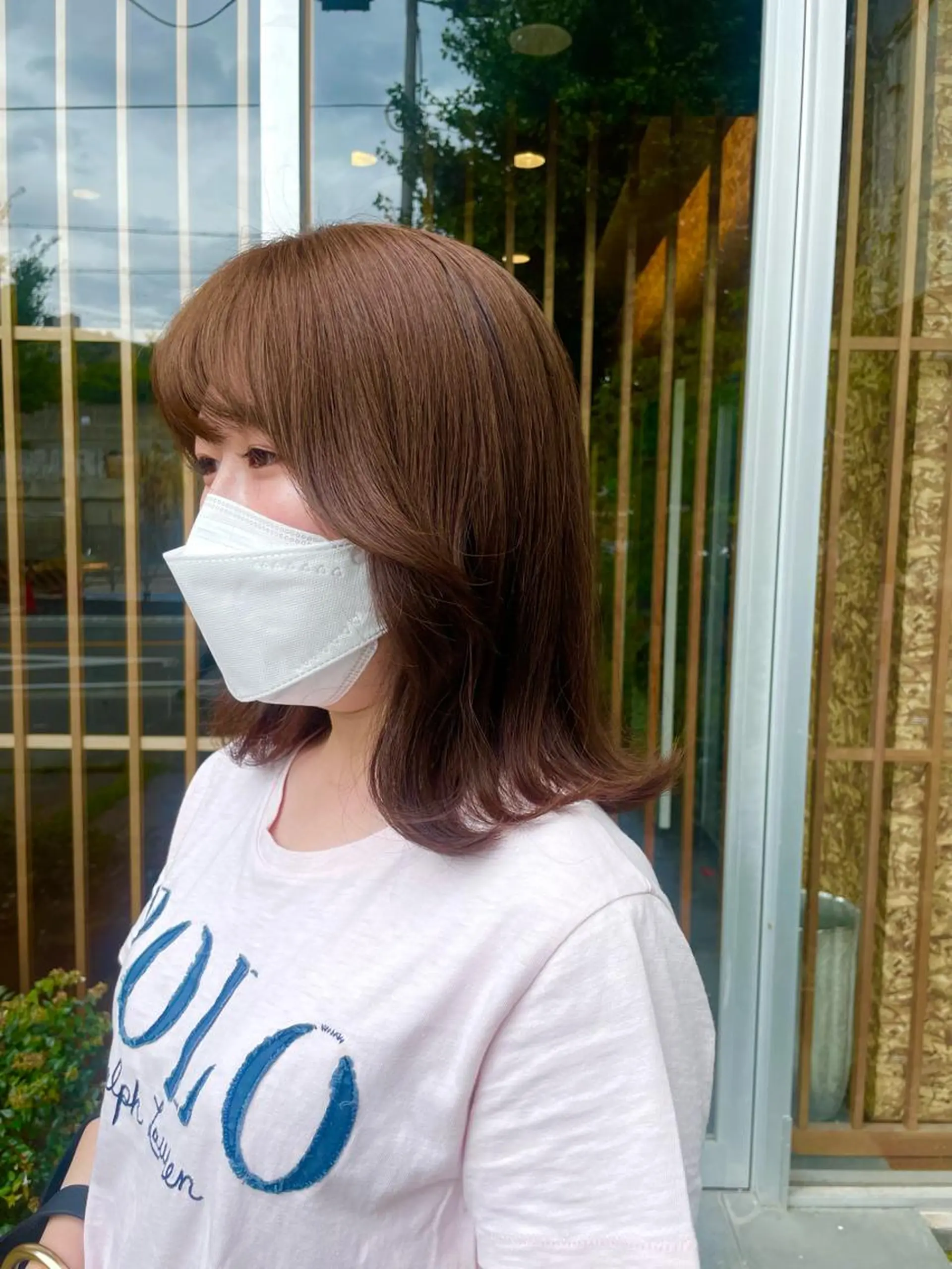 ミディアム くびれヘア 外ハネヘア E所属・E  難波店 Kaiのヘアスタイル