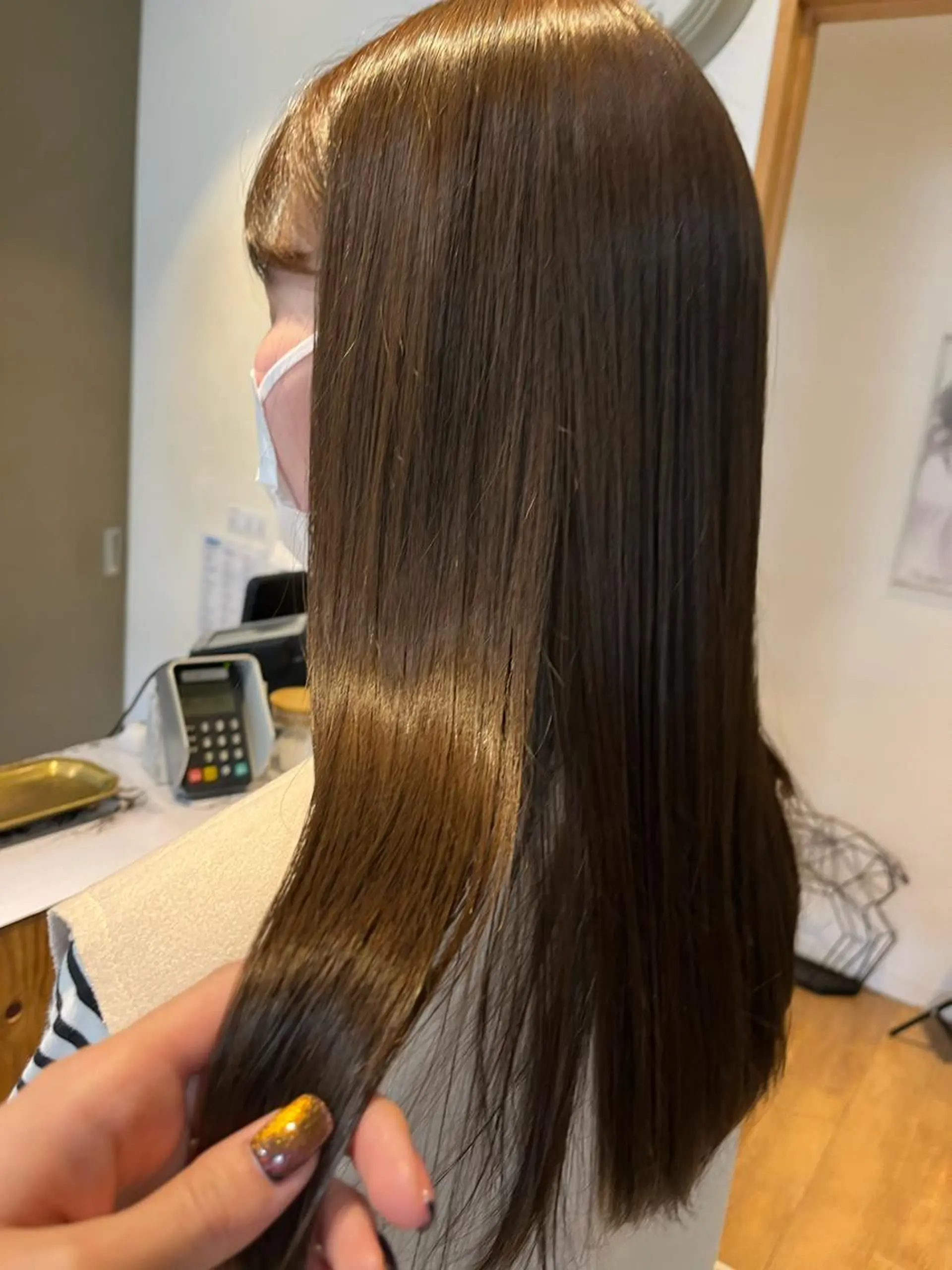 ロング カラー 奥山 沙季(大井町)のヘアスタイル