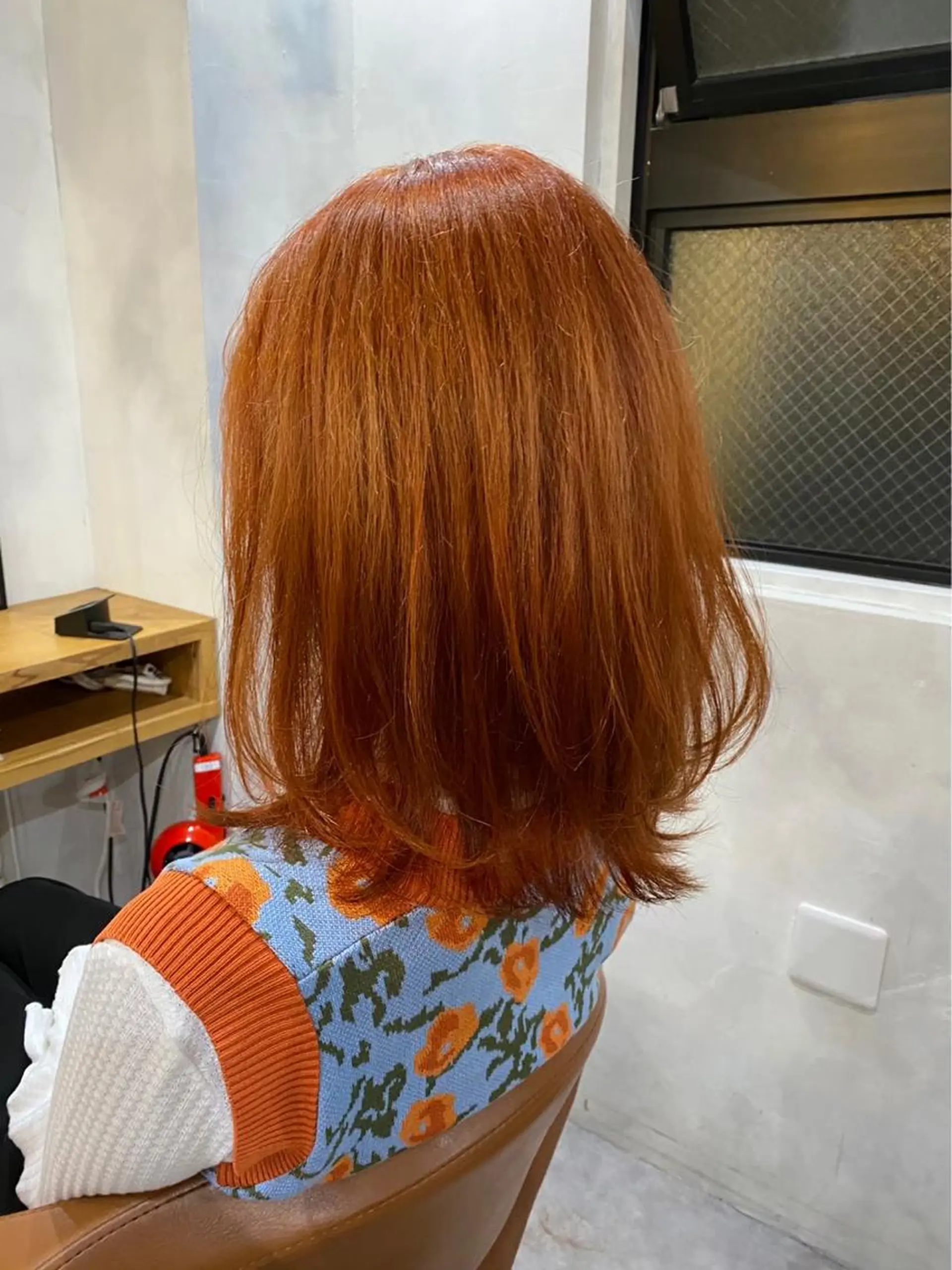 ミディアム レイヤーカット カット ヘアカラー トリートメント 似合わせスタイル 足立のヘアスタイル