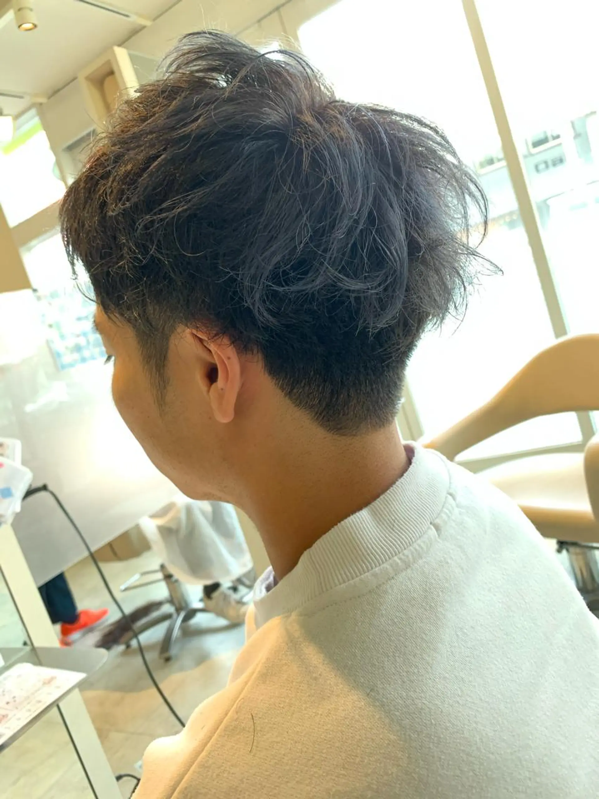 ショート カット パーマ 本田 卓也のヘアスタイル