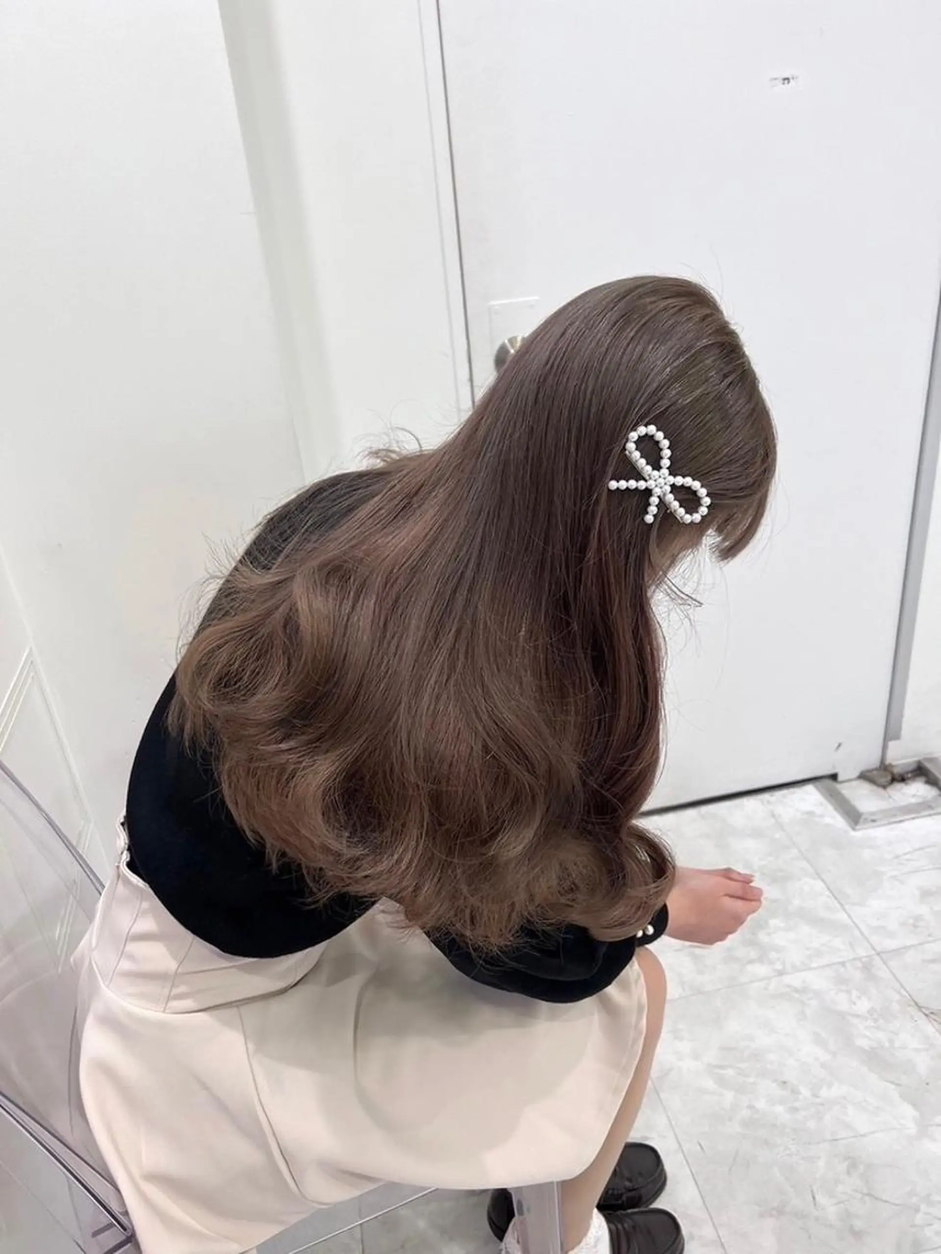 カラー ヘアカラー トリートメント ヘッドスパ ヘアセット 期間限定🪞 似合わせベージュ🧸のヘアスタイル