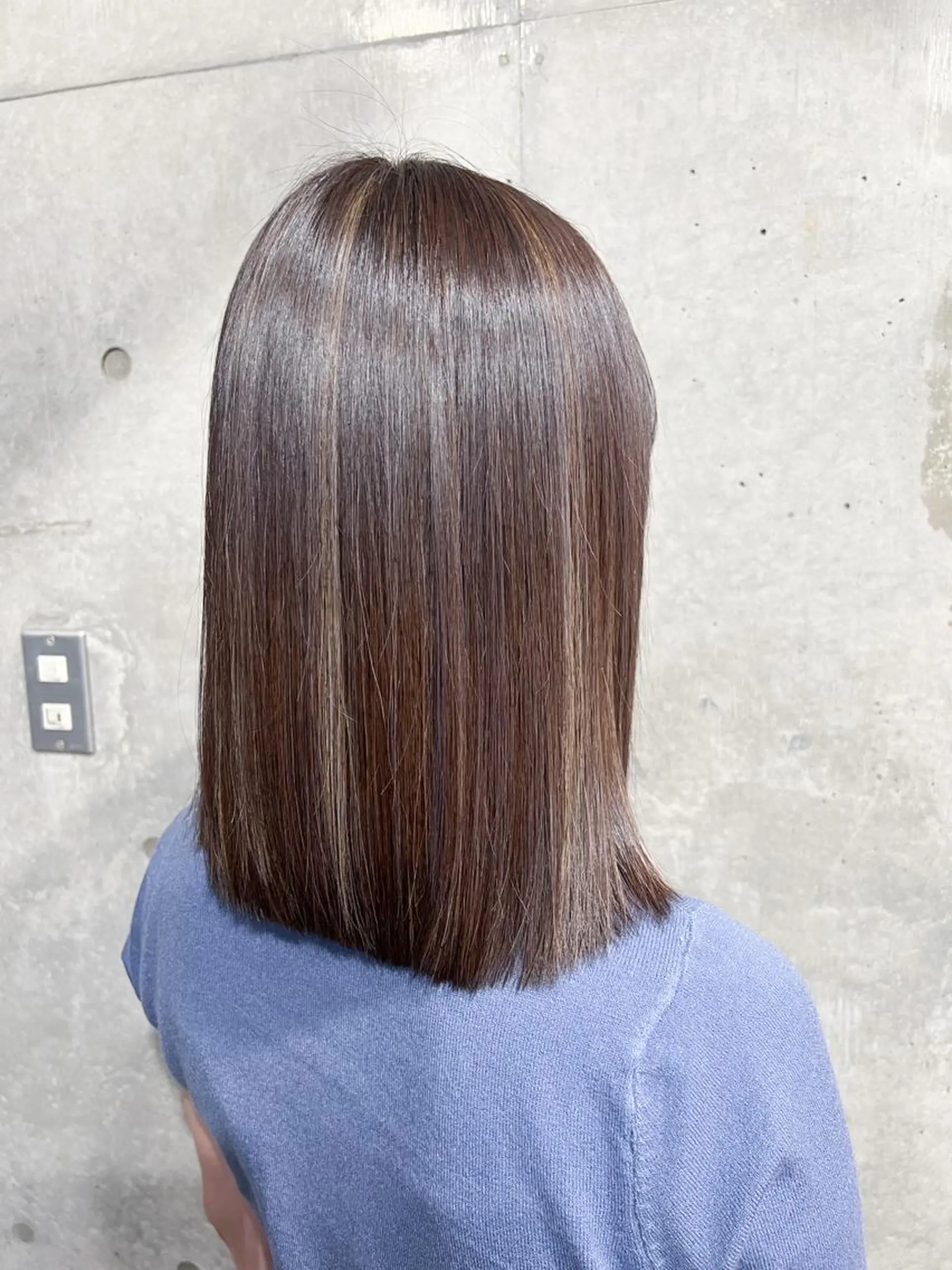 ミディアム カラー WISTERIA ANNEX 銀座【ウィステリア アネックス】所属・髪質改善 スペシャリストのヘアスタイル