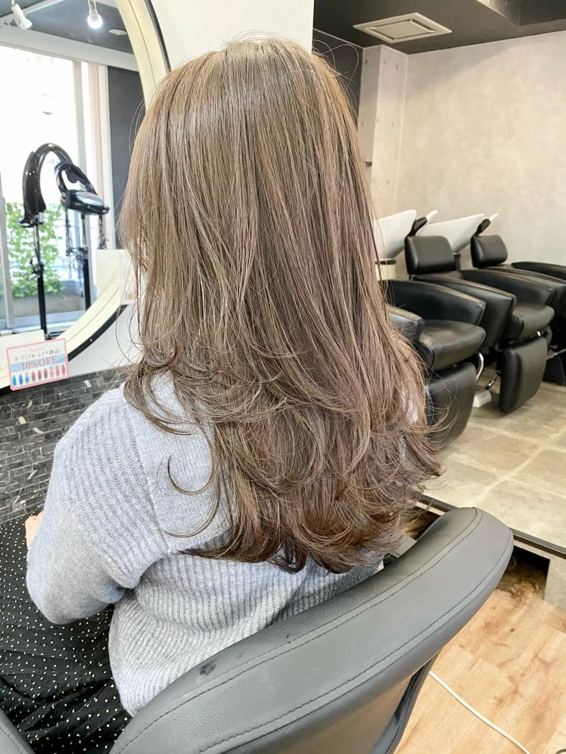 ロング カラー レイヤーカット ロング SALOWIN吉祥寺suite店所属・似合わせレイヤー 🇰🇷荒木洋文のヘアスタイル
